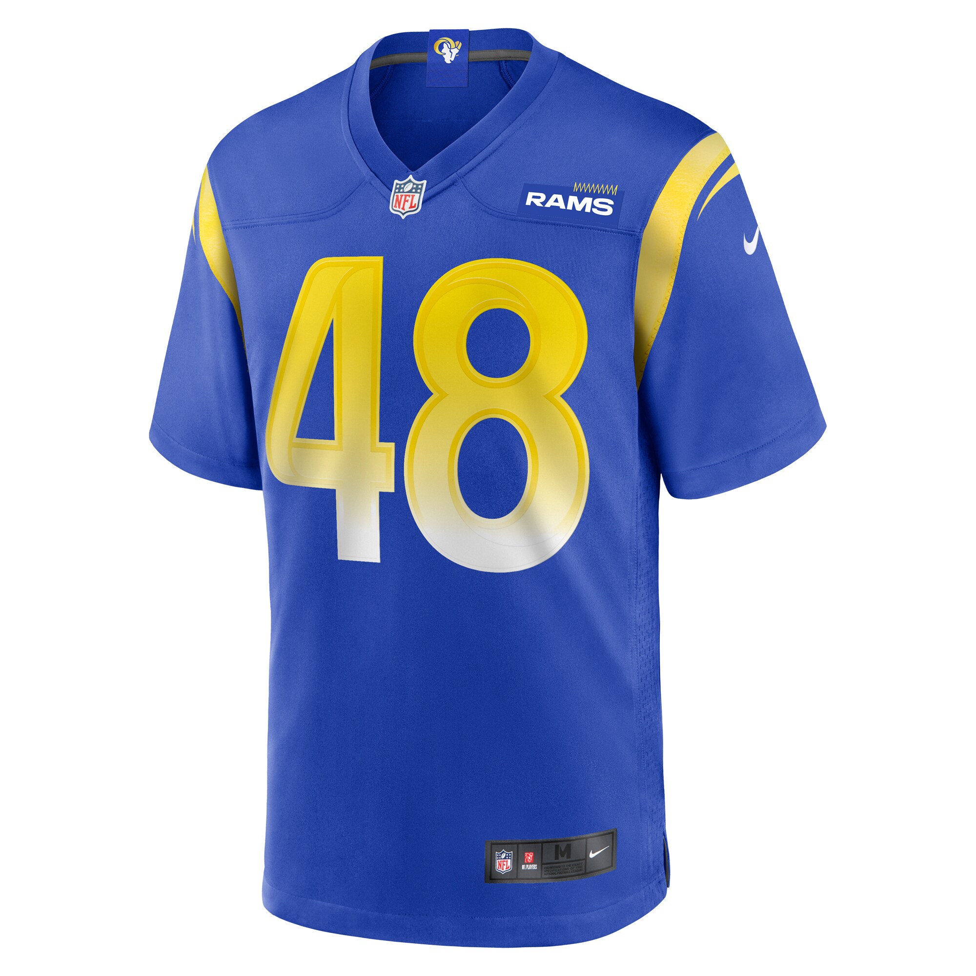 Jaiden Woodbey Los Angeles Rams  Home Game Jersey - Royal