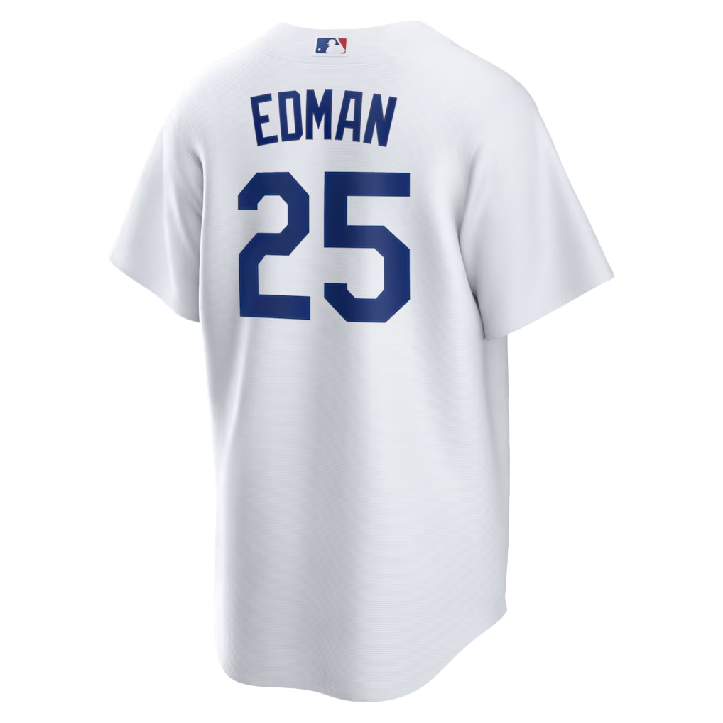 Tommy Edman #25 Los Angeles Dodgers 2025 World Series Home Replica Player Jersey - White