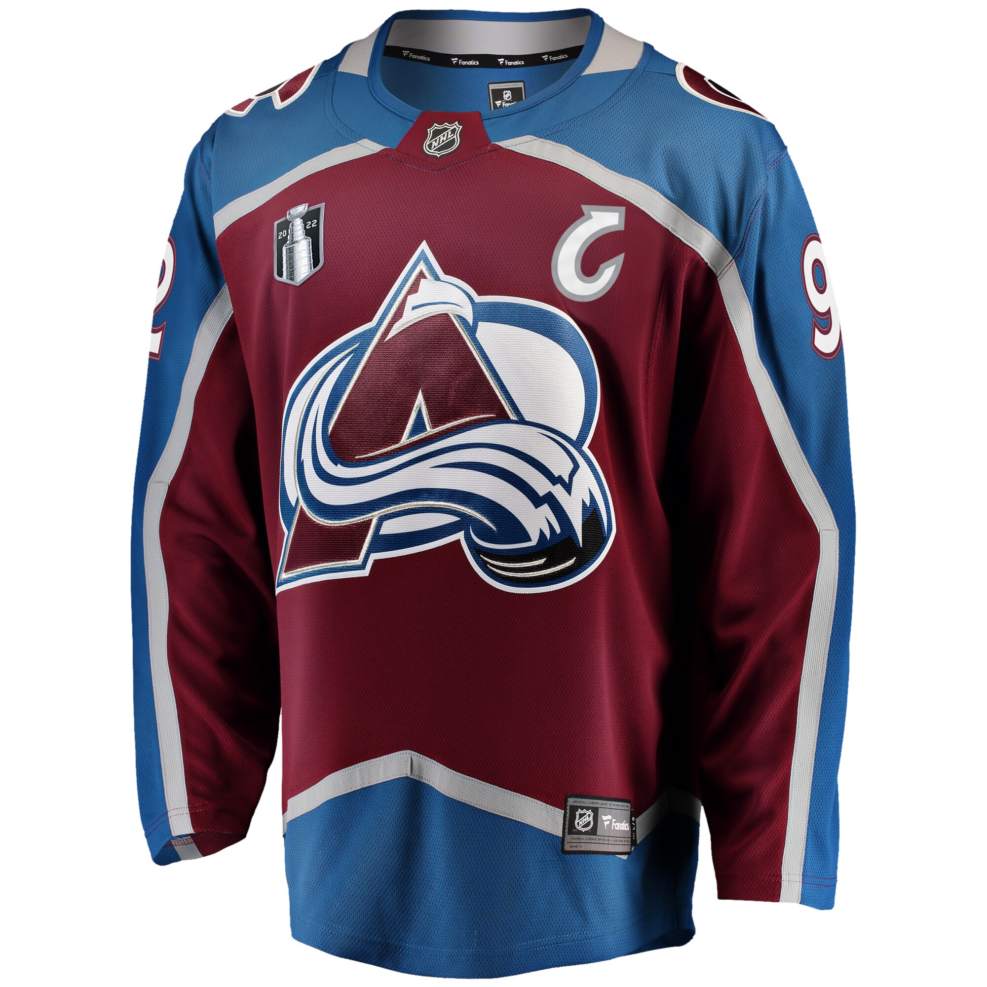 Gabriel Landeskog Colorado Avalanche Home 2022 Stanley Cup Final Breakaway Player Jersey - Burgundy