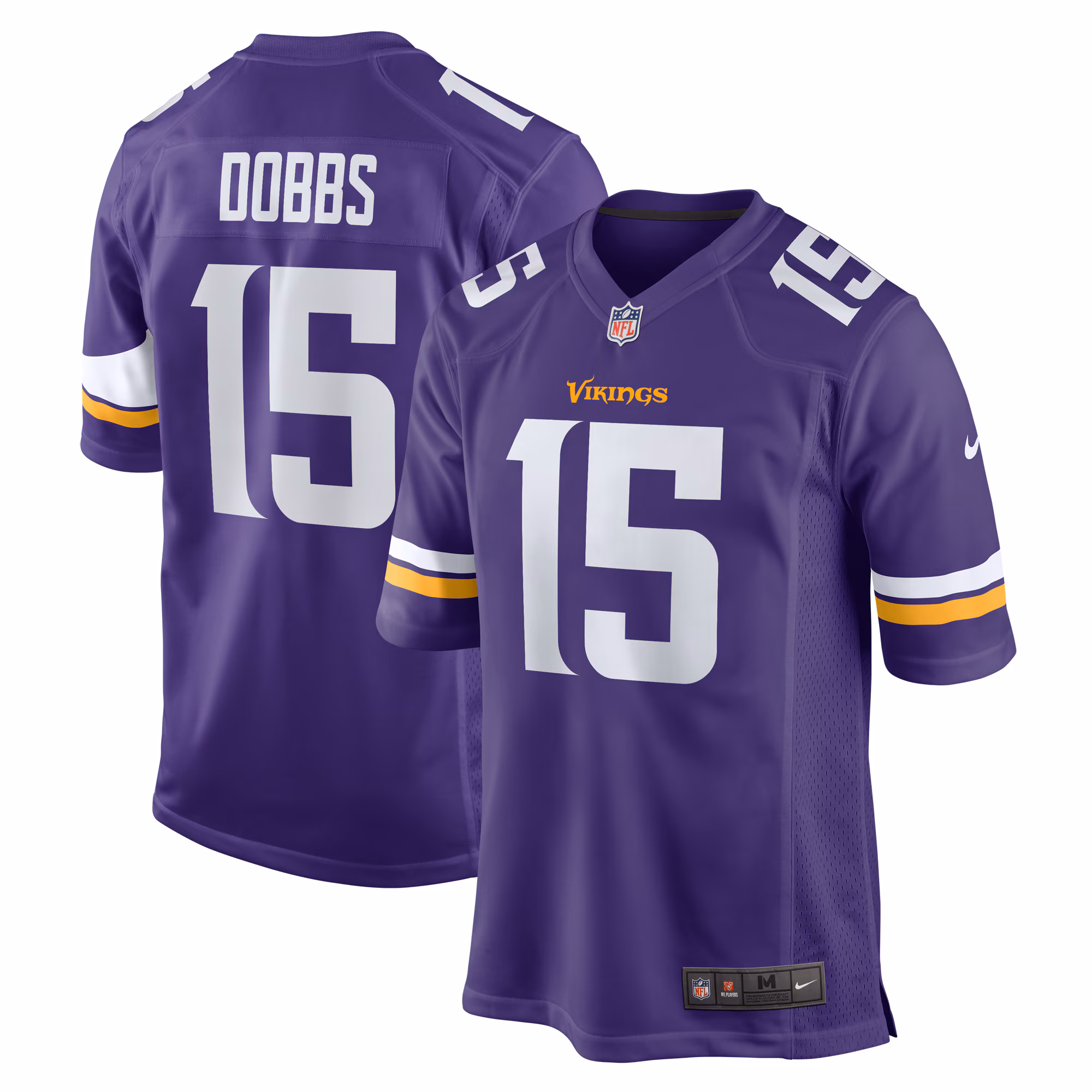 Joshua Dobbs Minnesota Vikings  Game Jersey -  Purple