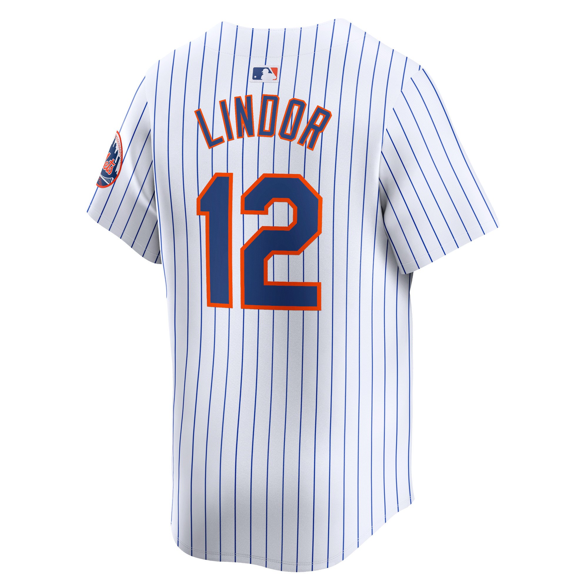 Men's New York Mets Francisco Lindor  White Home Limited Player Jersey