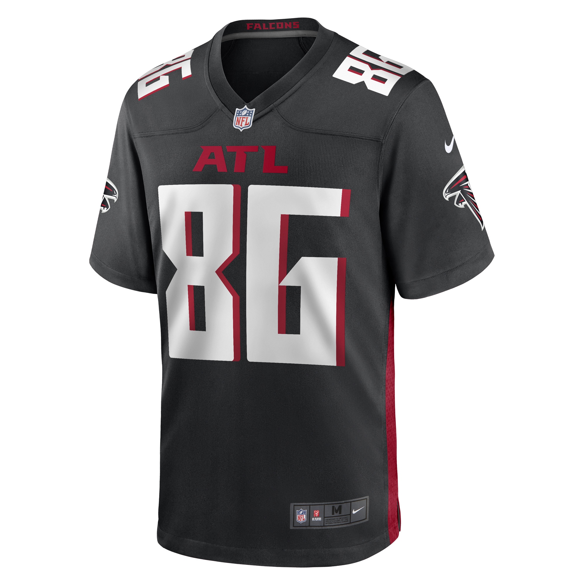 Anthony Firkser Atlanta Falcons  Game Player Jersey - Black