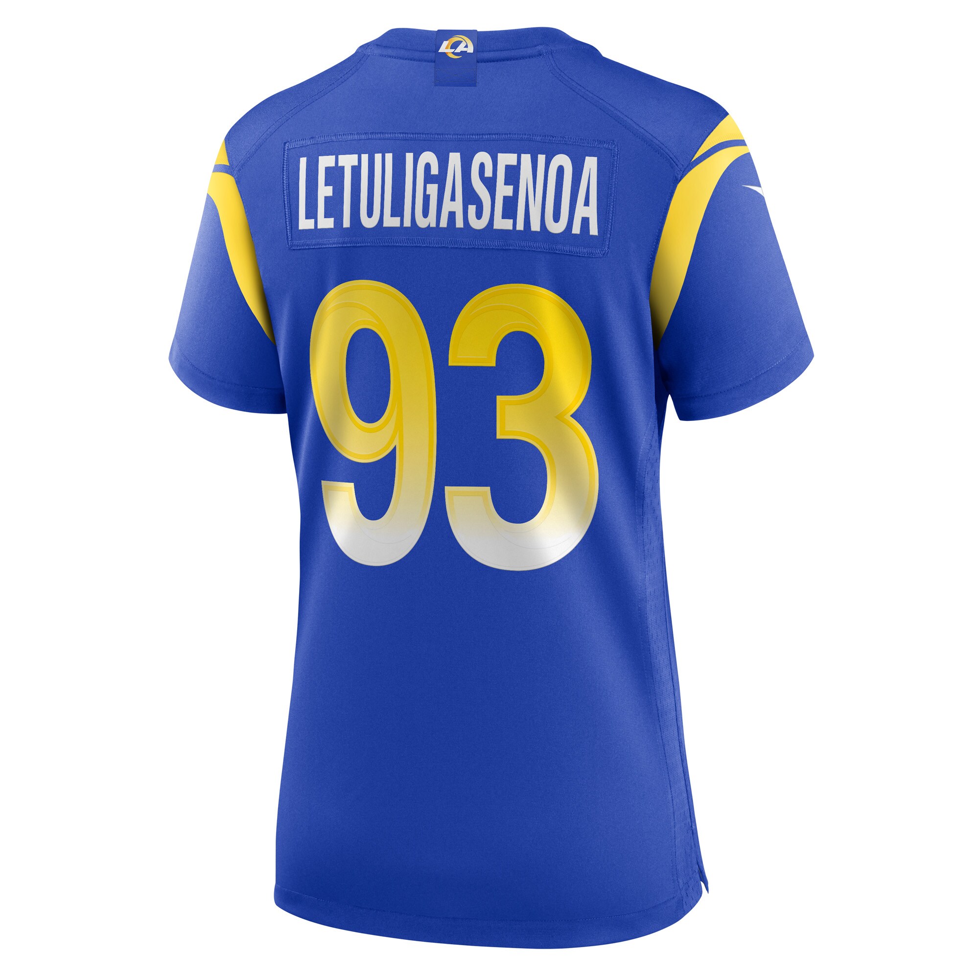 Tuli Letuligasenoa Los Angeles Rams Women's Game Jersey -  Royal