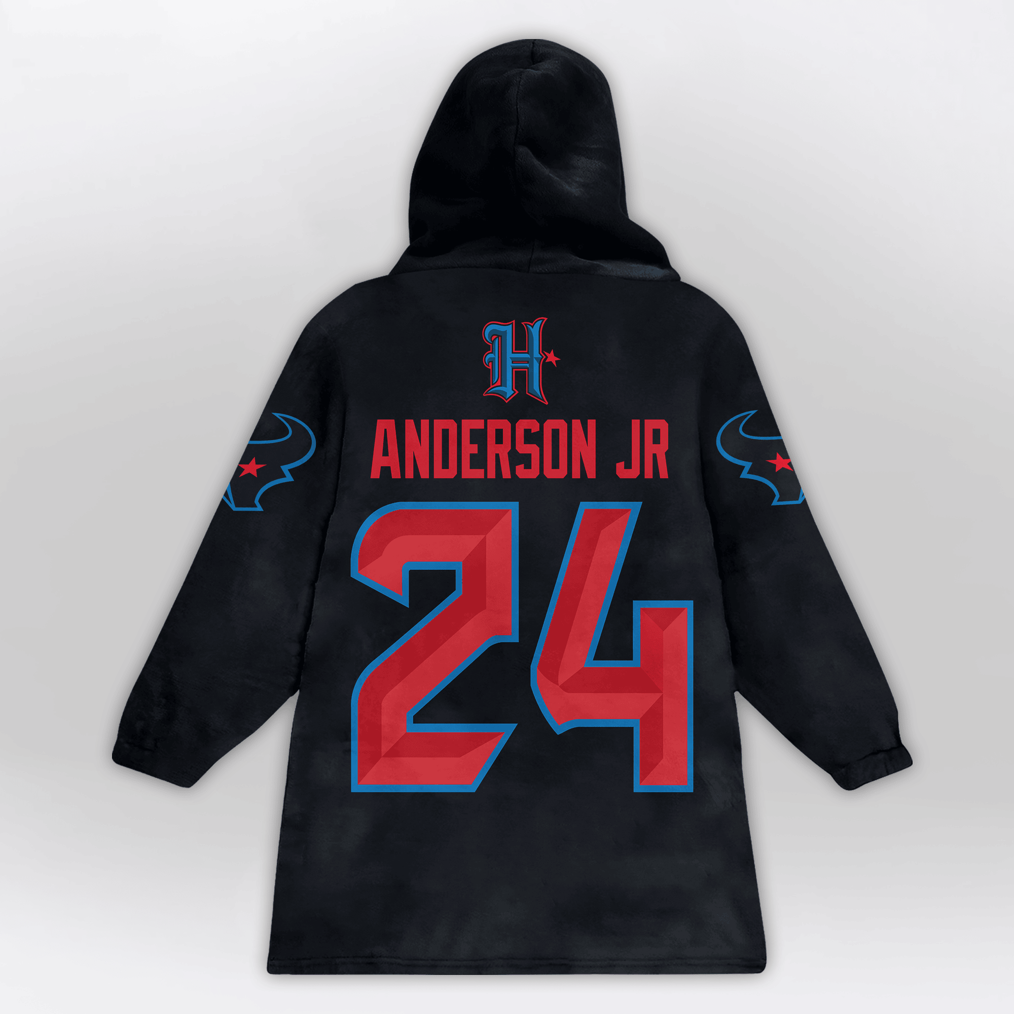 Kid D.S 24 Houston Football Unisex Blanket Hoodie