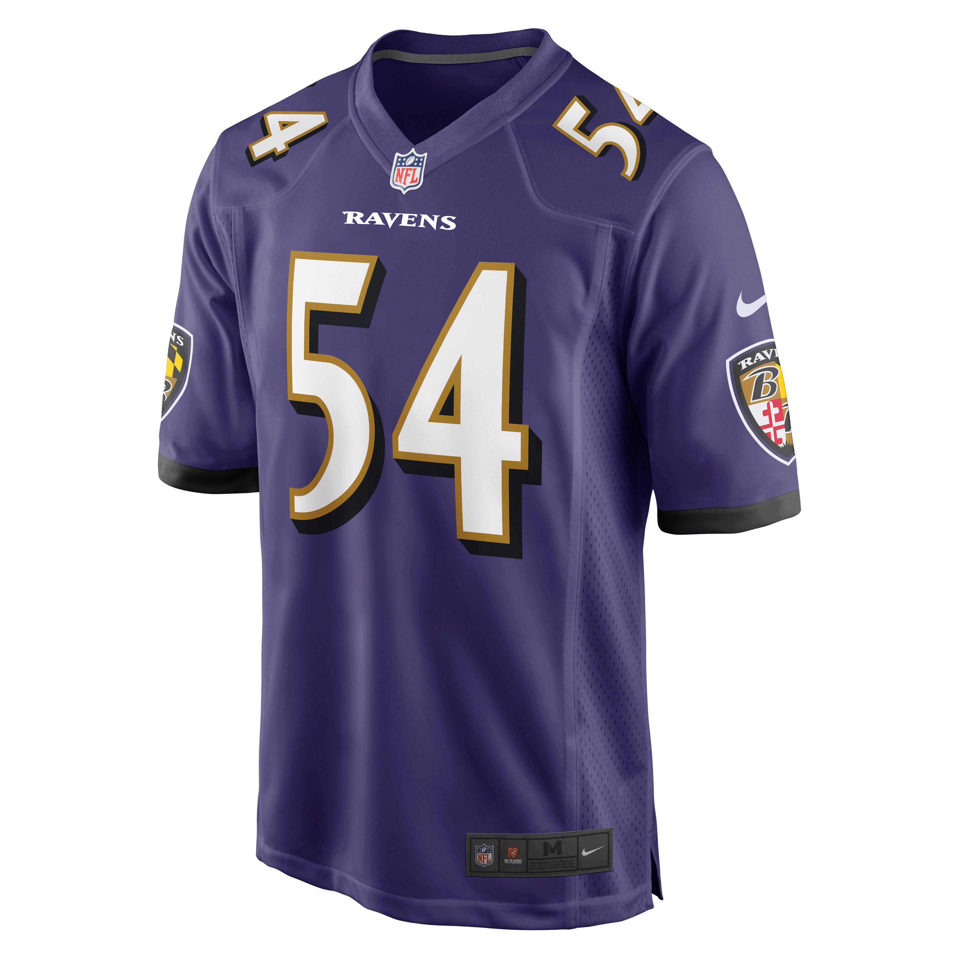 Tyus Bowser Baltimore Ravens  Game Player Jersey - Purple