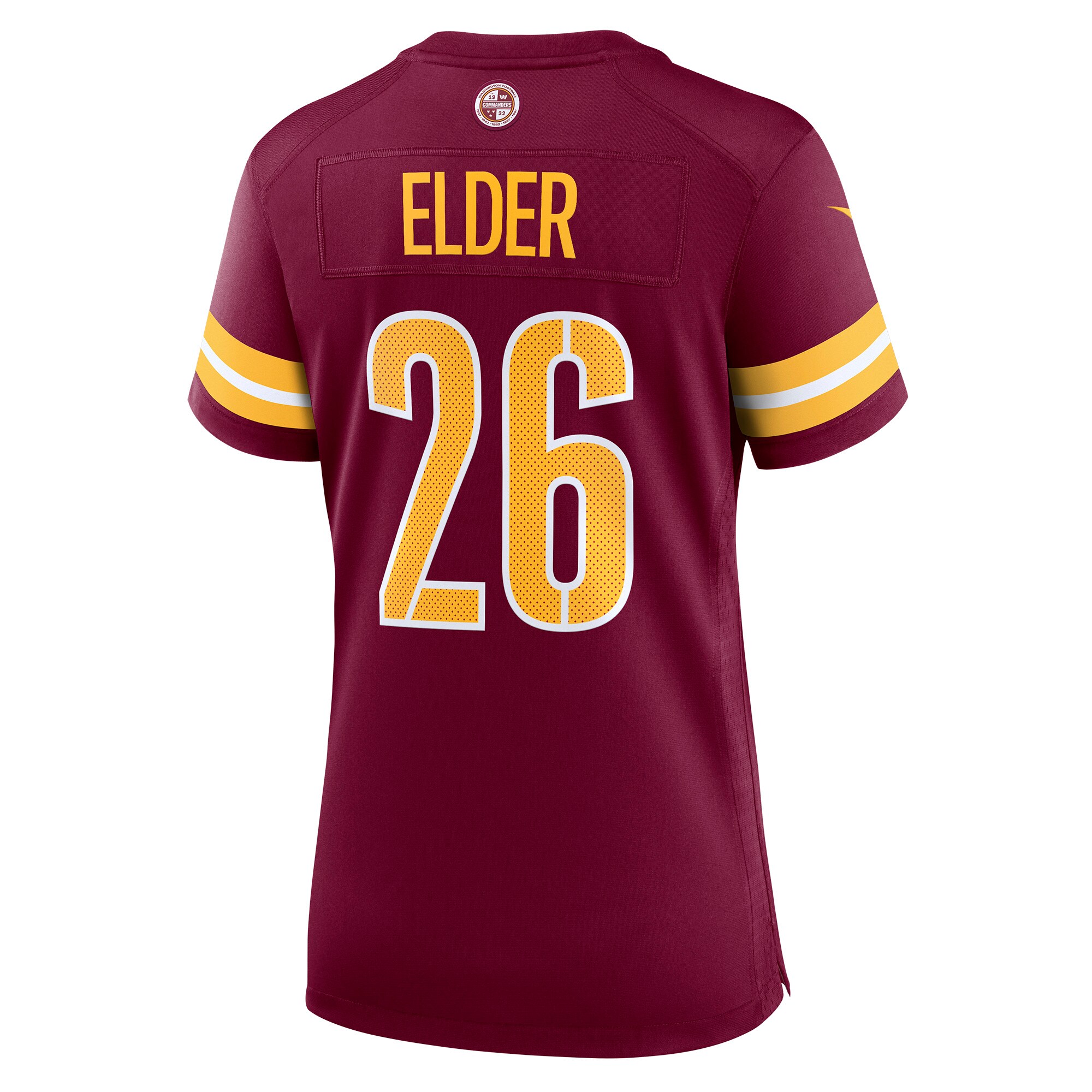 Corn Elder Washington Commanders  Women's Game Jersey - Burgundy