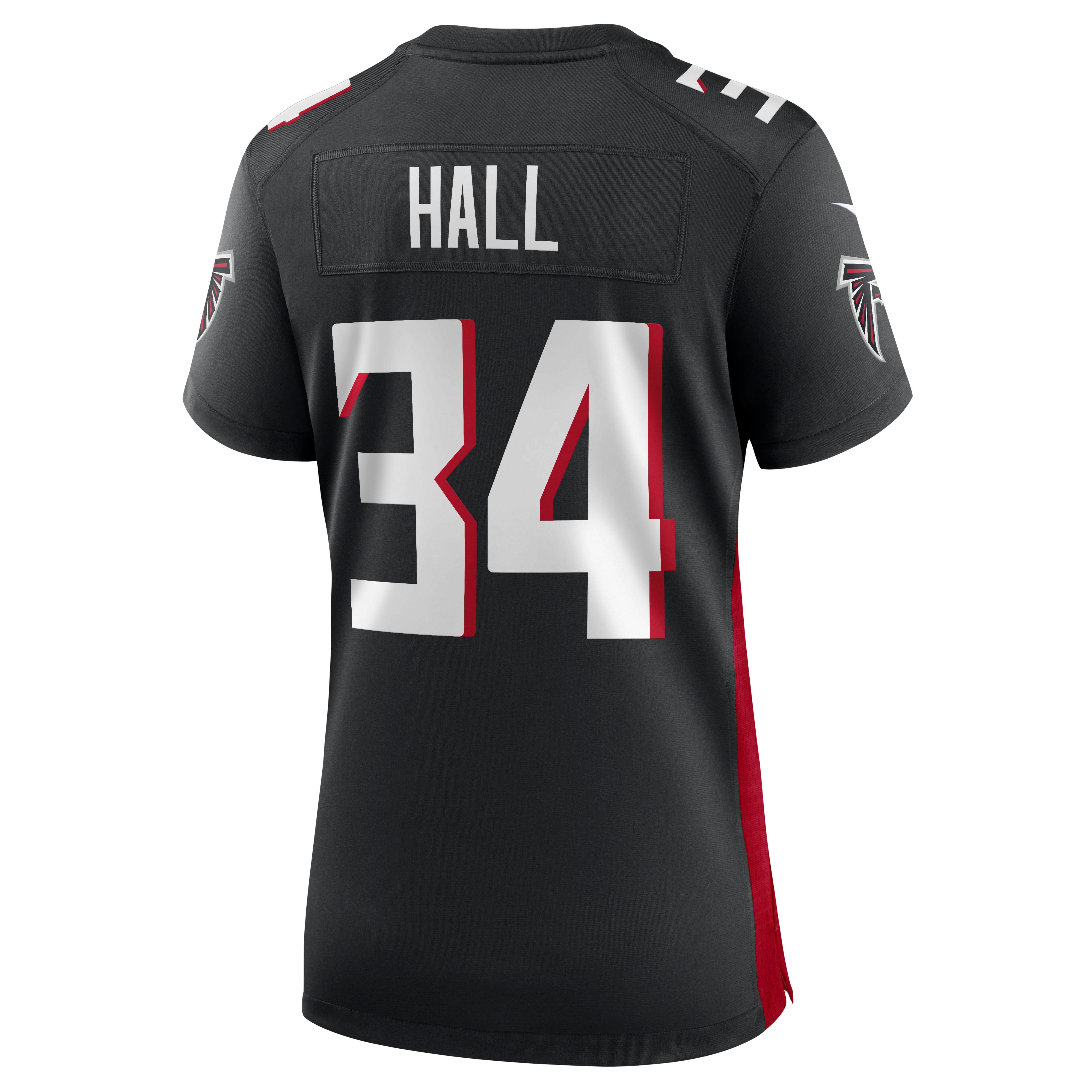 Darren Hall Atlanta Falcons  Women's Game Jersey - Black