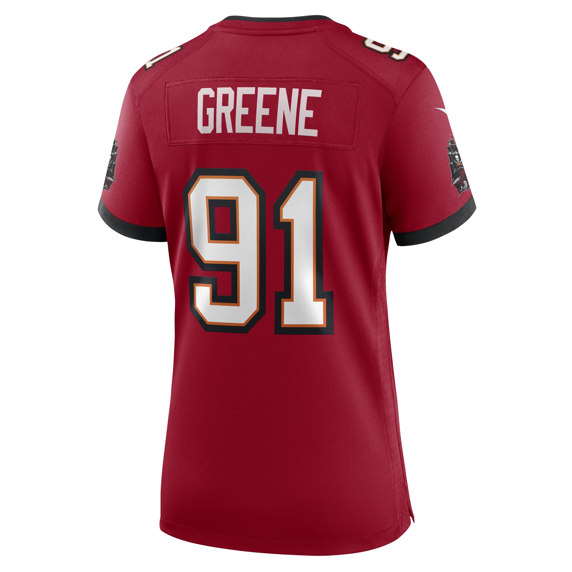 Mike Greene Tampa Bay Buccaneers  Women's Game Player Jersey - Red