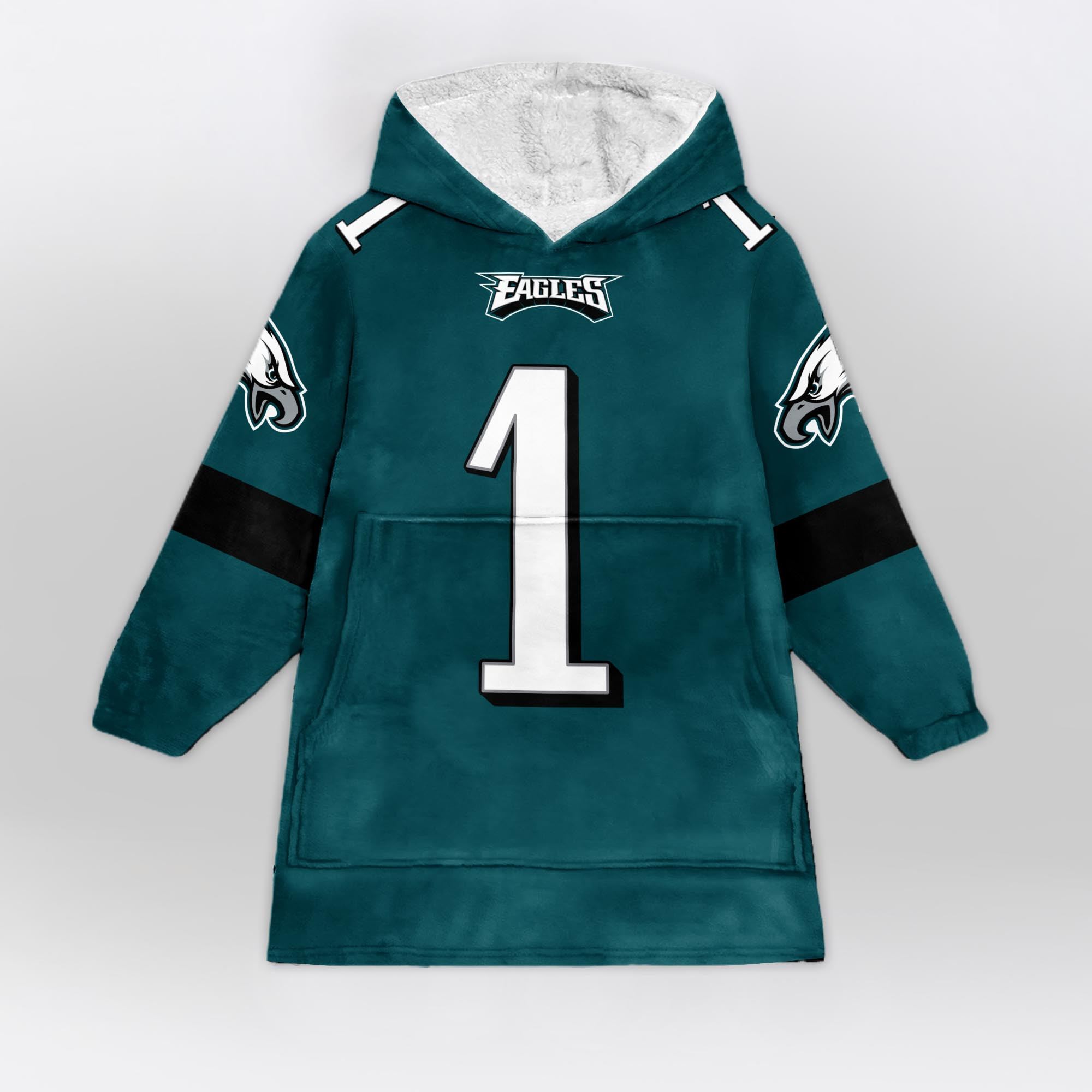 Adult J.H 1 Philadelphia Football Unisex Blanket Hoodie