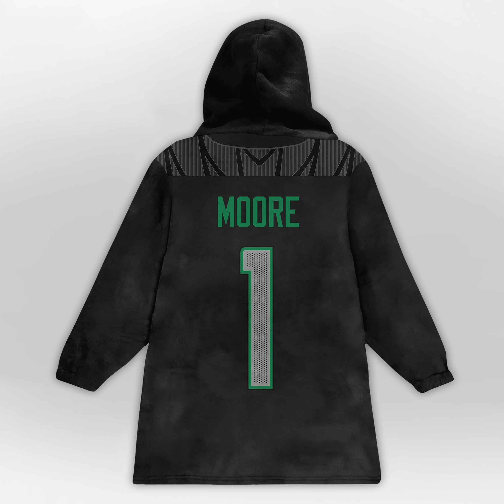 Adult D.M 1 Oregon Football Unisex Blanket Hoodie
