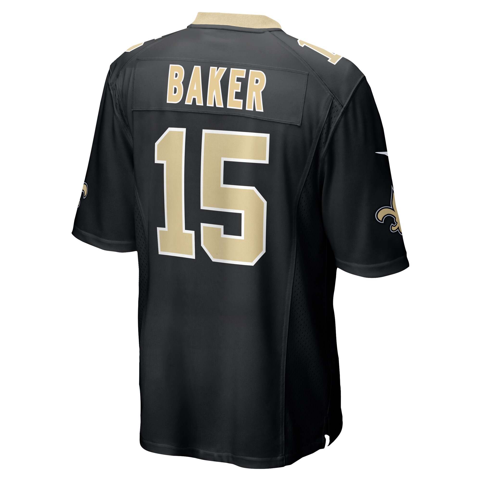 Kawaan Baker New Orleans Saints Game Player Jersey - Black
