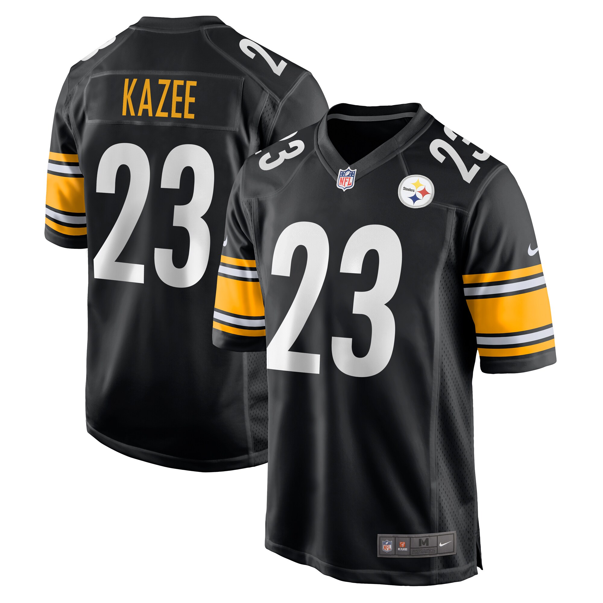 Damontae Kazee Pittsburgh Steelers  Game Jersey -  Black
