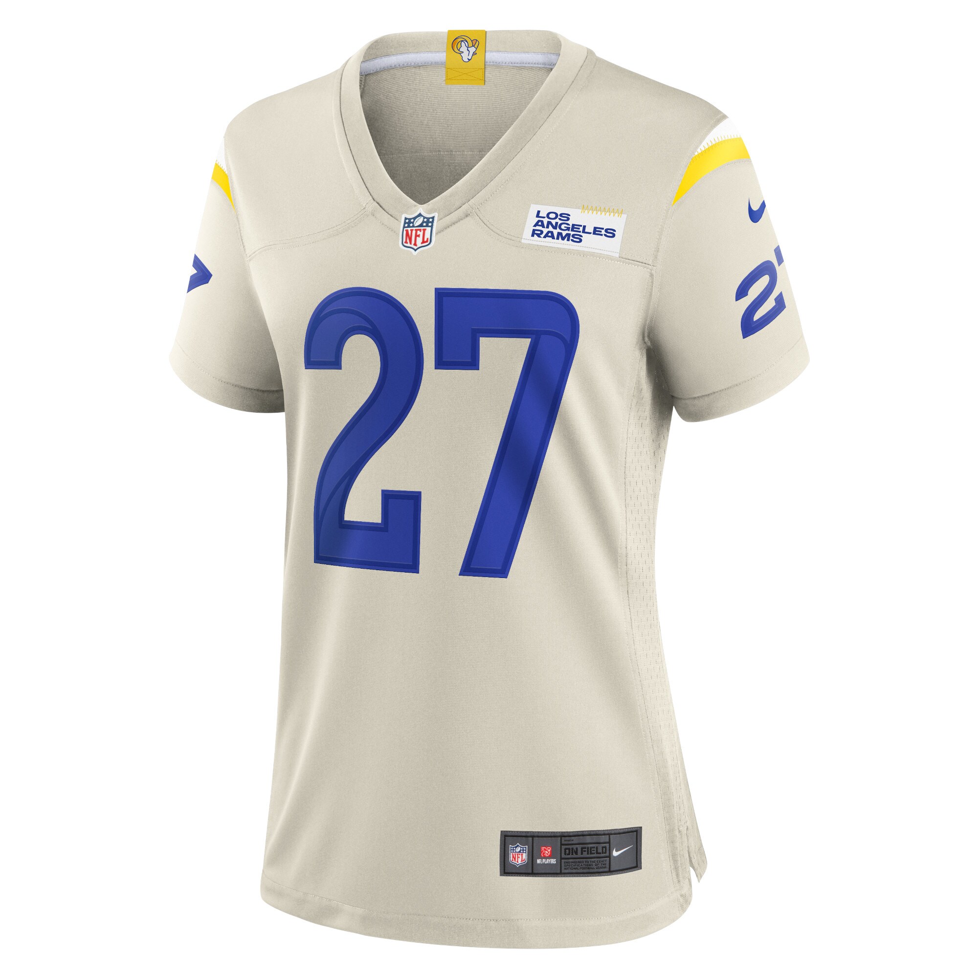 Darrell Henderson Jr. Los Angeles Rams  Women's Player Game Jersey - Bone