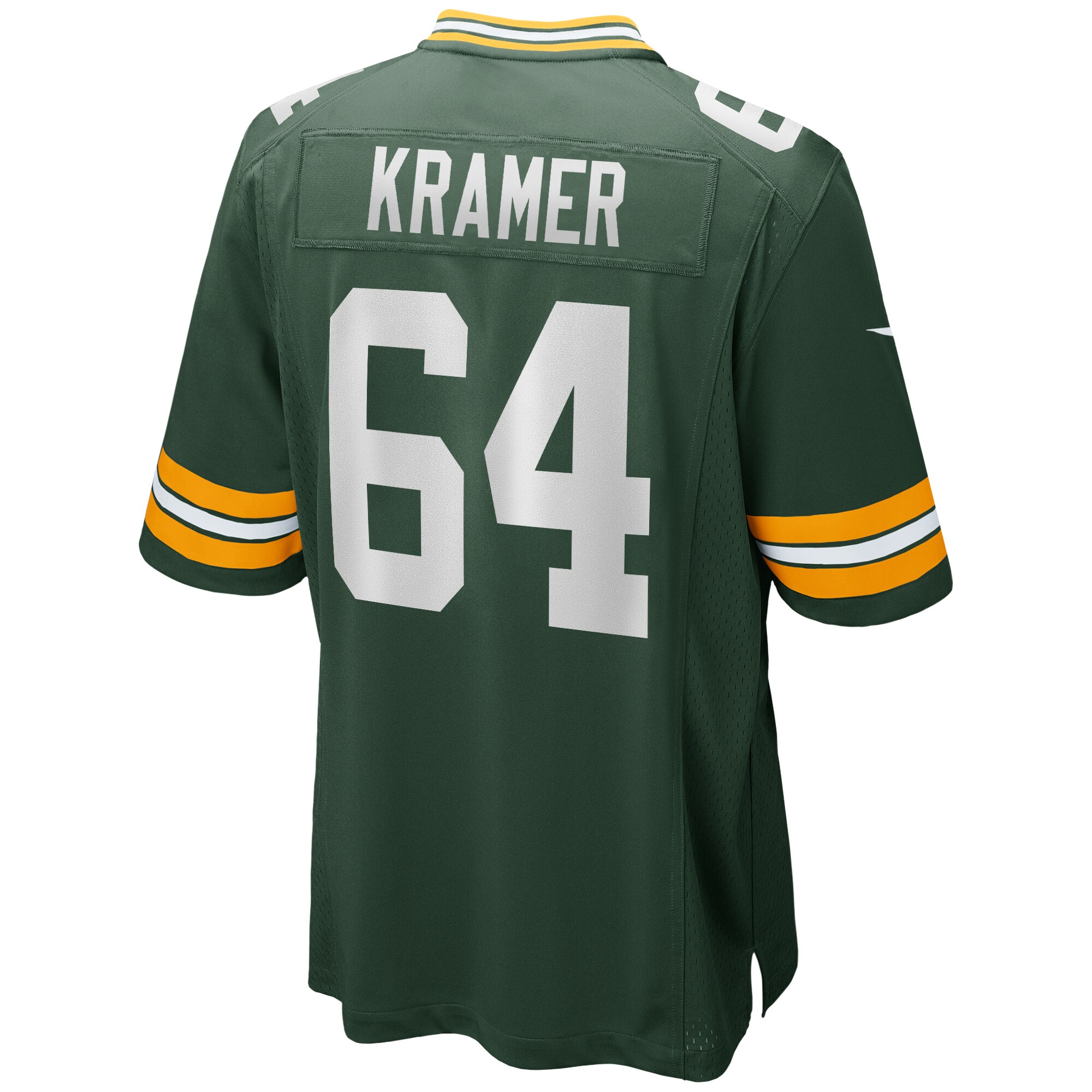 Jerry Kramer Green Bay Packers Game Retired Player Jersey - Green