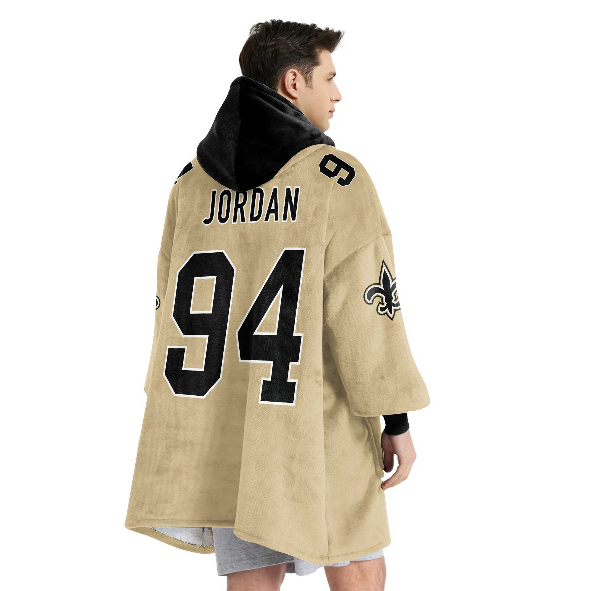 Adult C.J 94 New Orleans Football Unisex Blanket Hoodie
