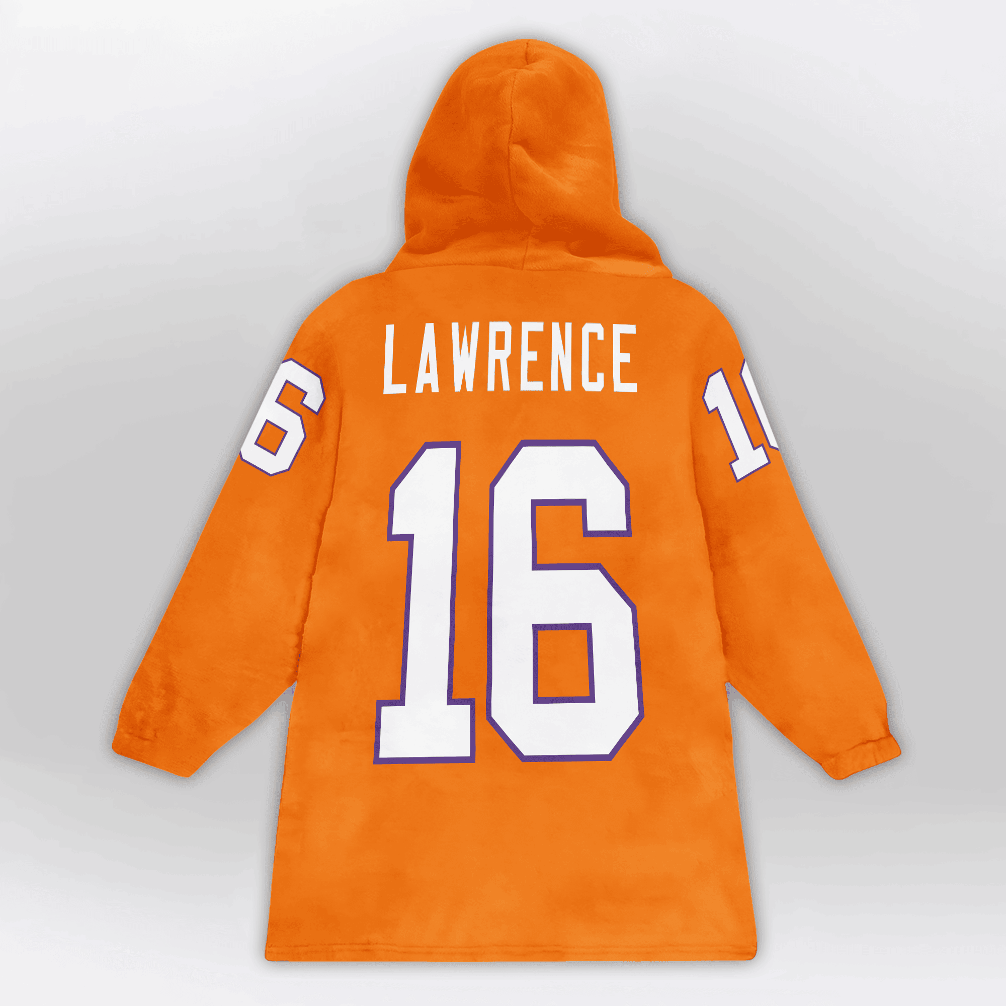 Kid 16 Clemson Football Unisex Blanket Hoodie