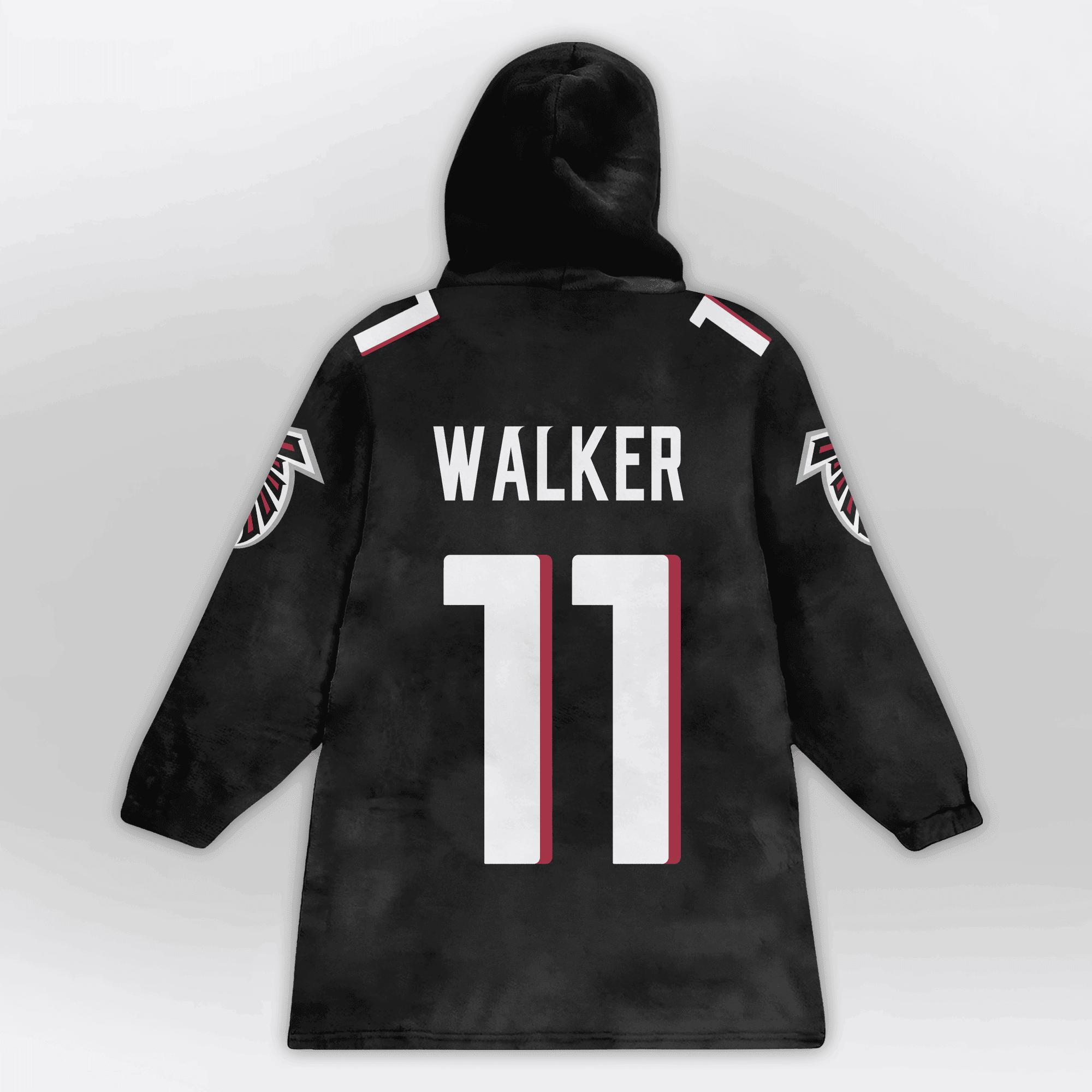 Kid 11 Atlanta Football Unisex Blanket Hoodie