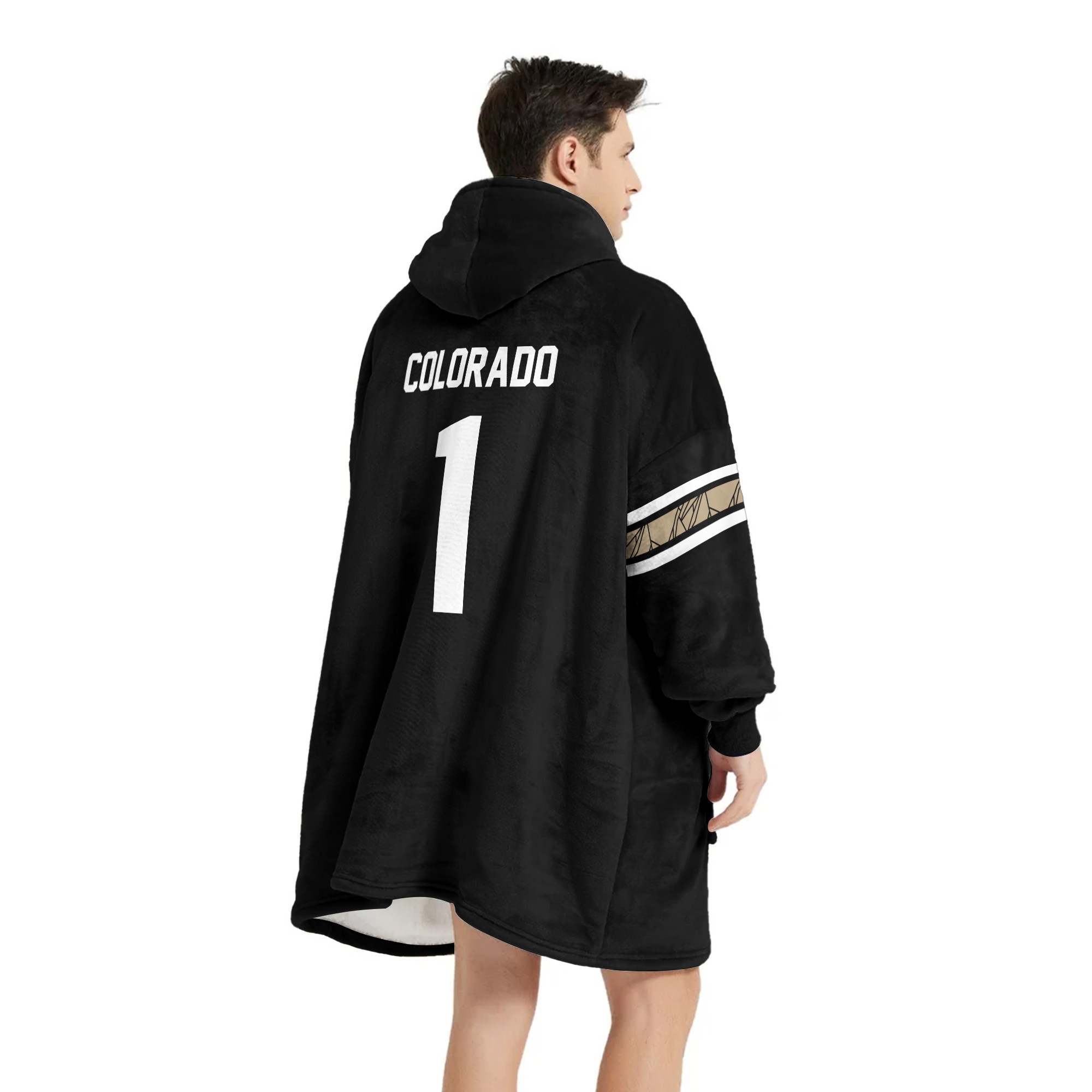 Adult #1 Colorado Football Unisex Blanket Hoodie