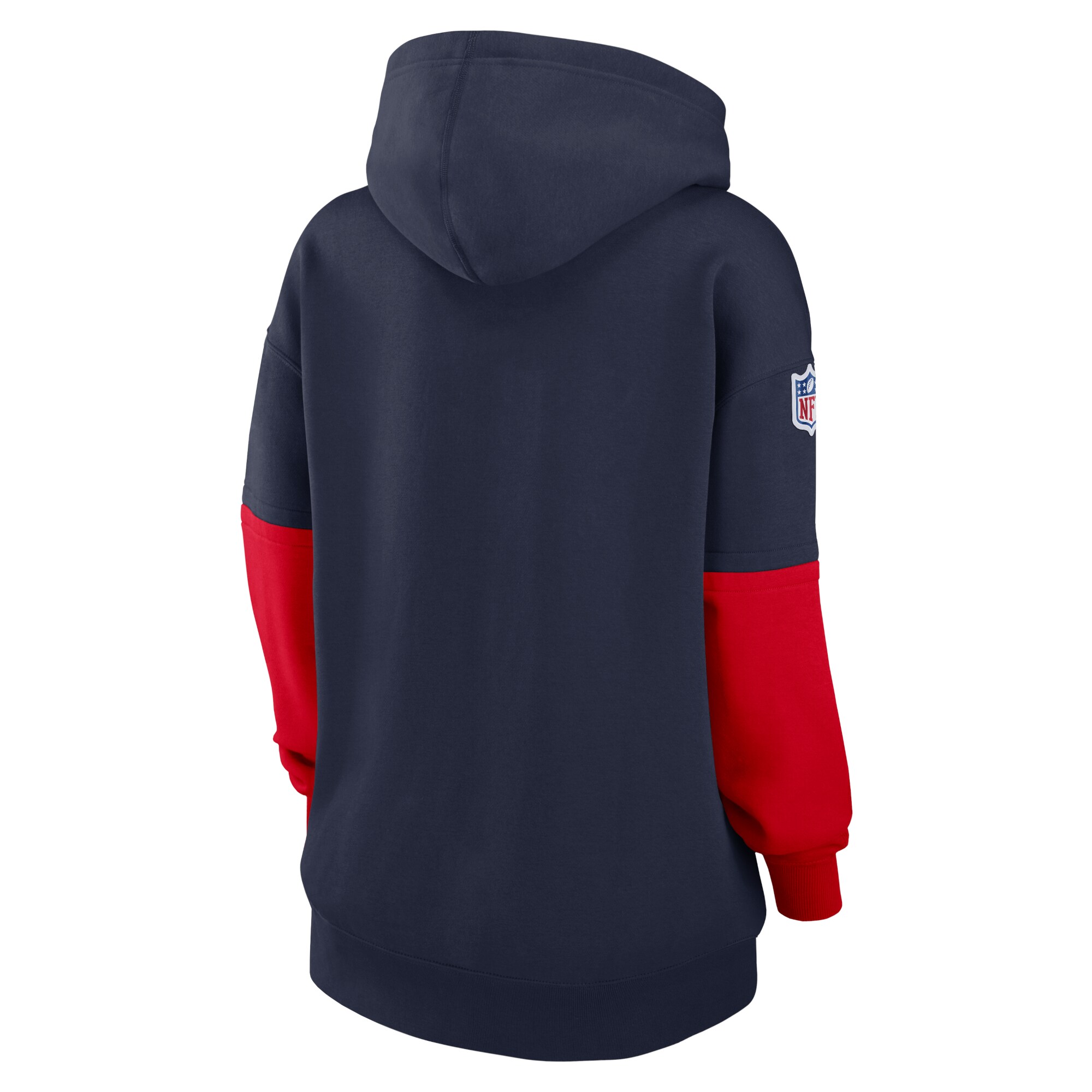 New England Patriots Women's 2024 Sideline Essential Fleece Pullover Hoodie - Navy