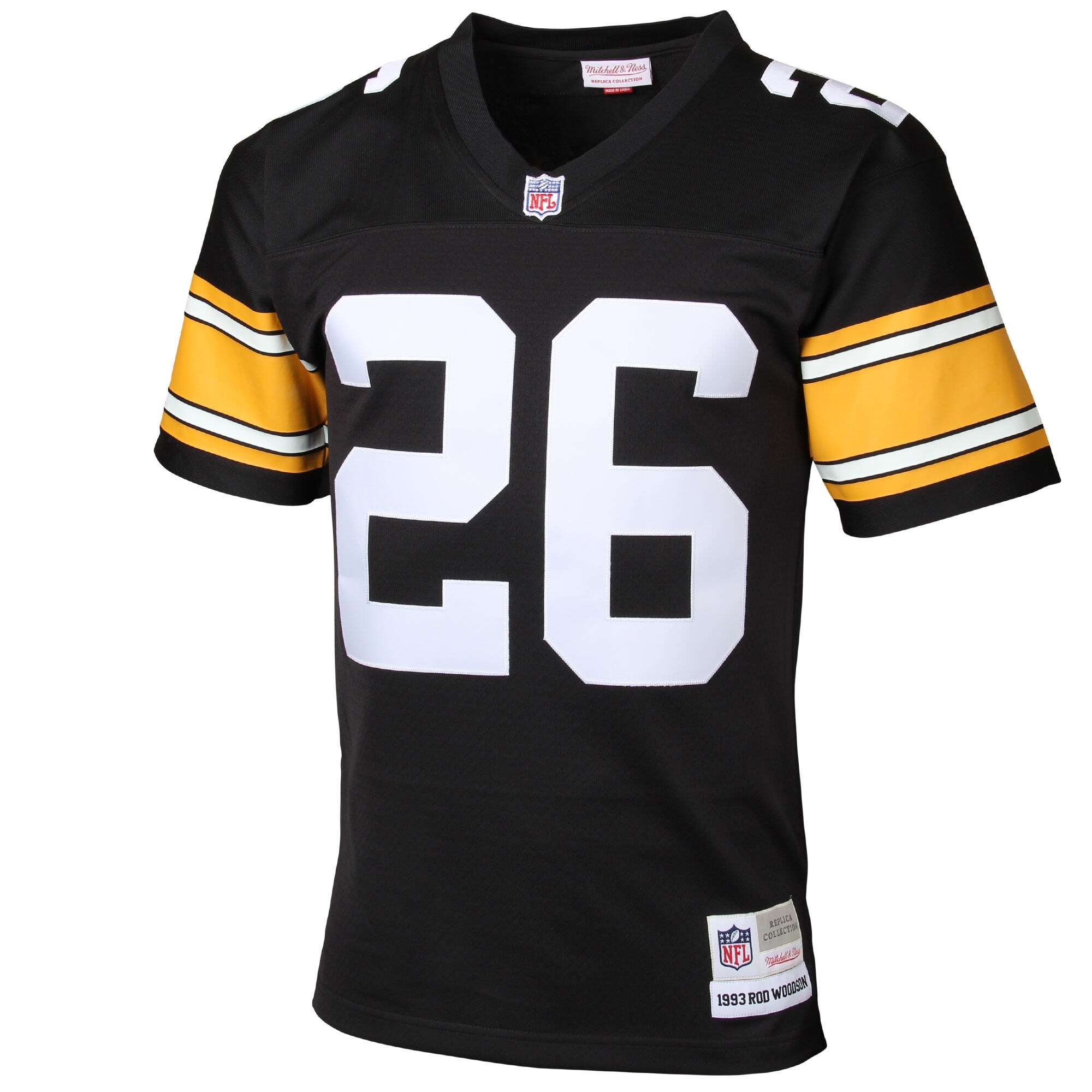 Rod Woodson Pittsburgh Steelers  Retired Player Legacy Replica Jersey - Black