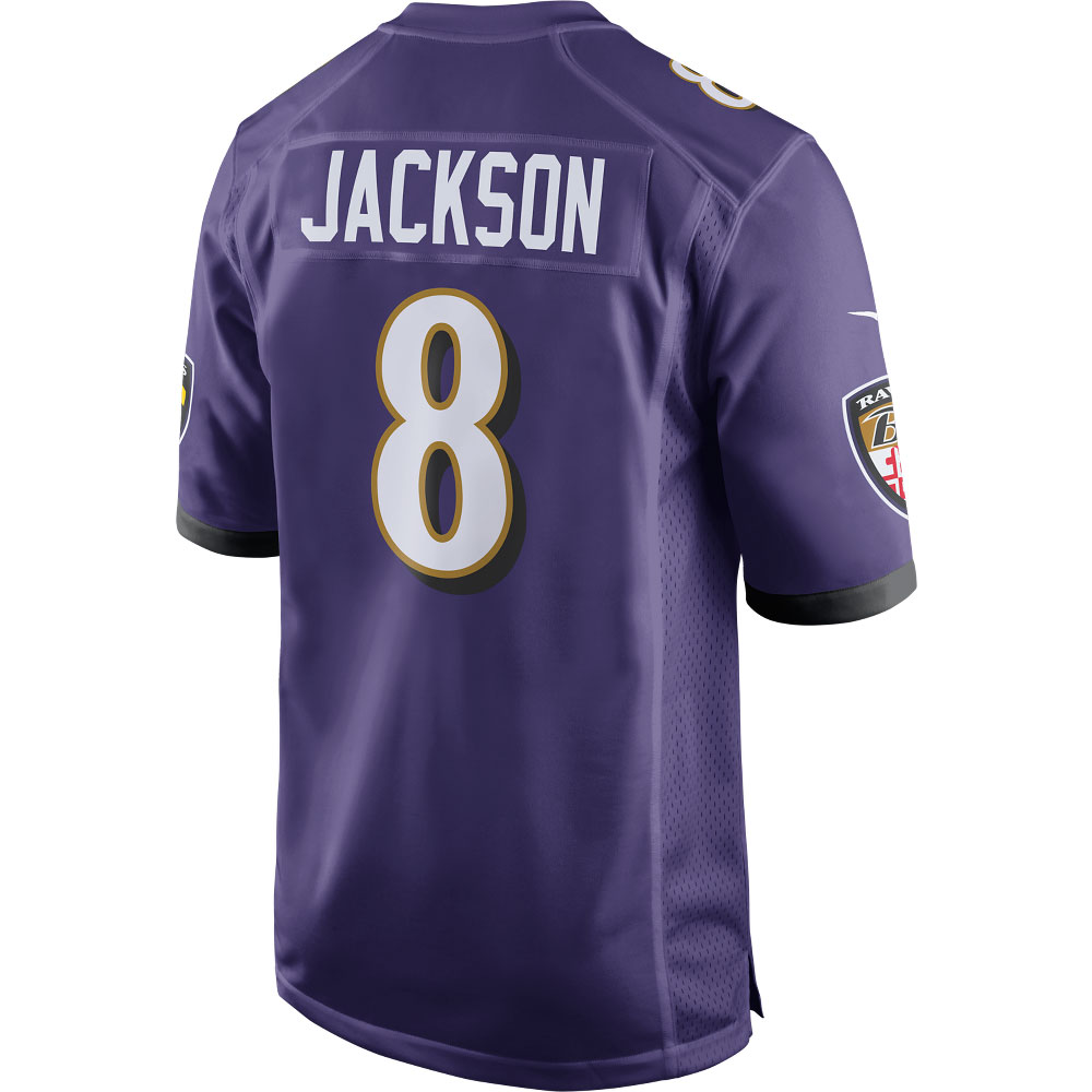 Lamar Jackson Baltimore Ravens  Game Player Jersey - Purple
