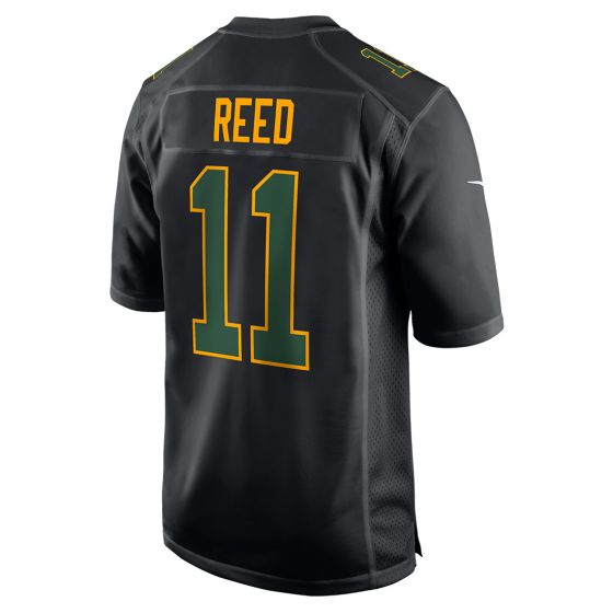Green Bay Packers #11 Jayden Reed Black Fashion Game Jersey