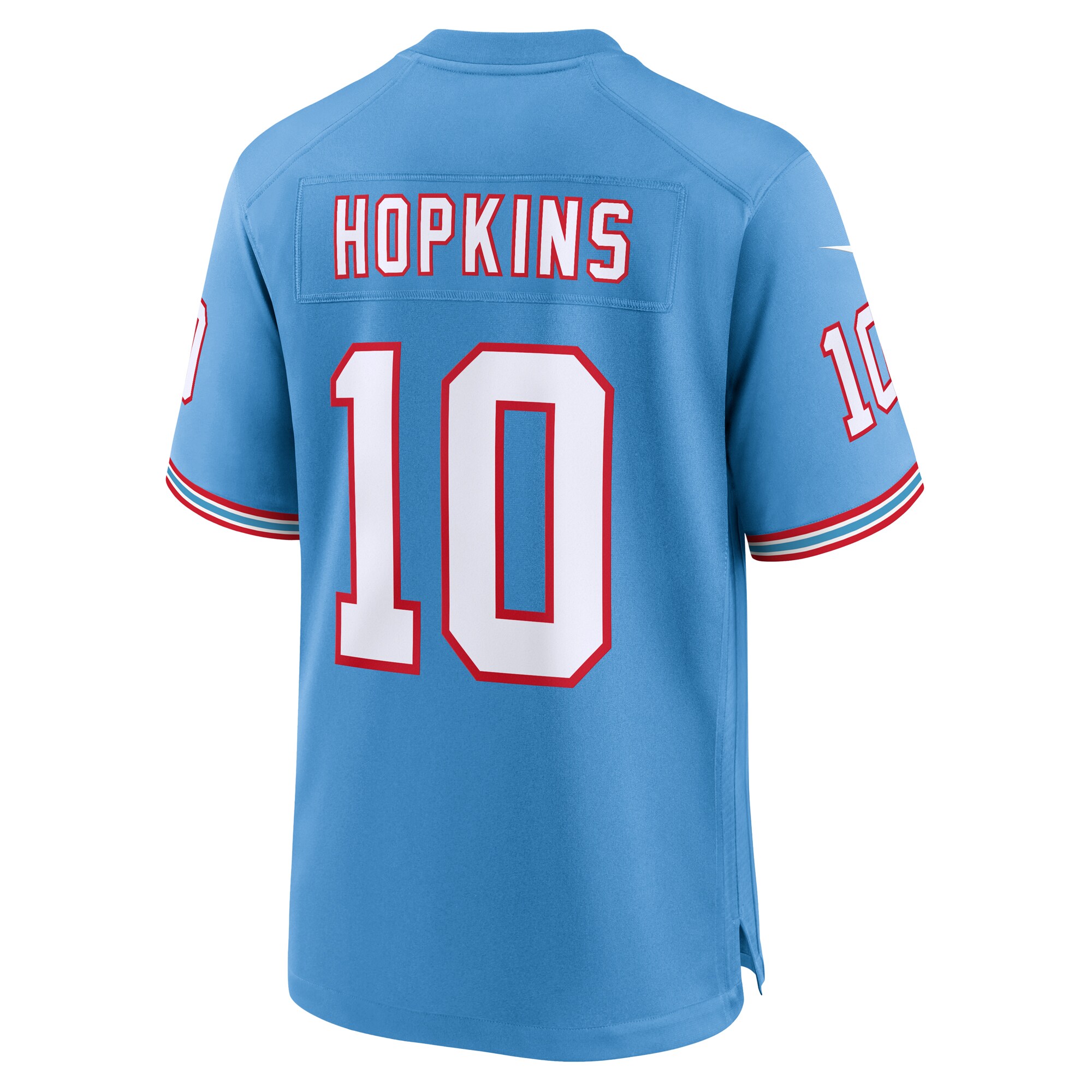 DeAndre Hopkins Tennessee Titans Oilers Throwback Player Game Jersey - Light Blue