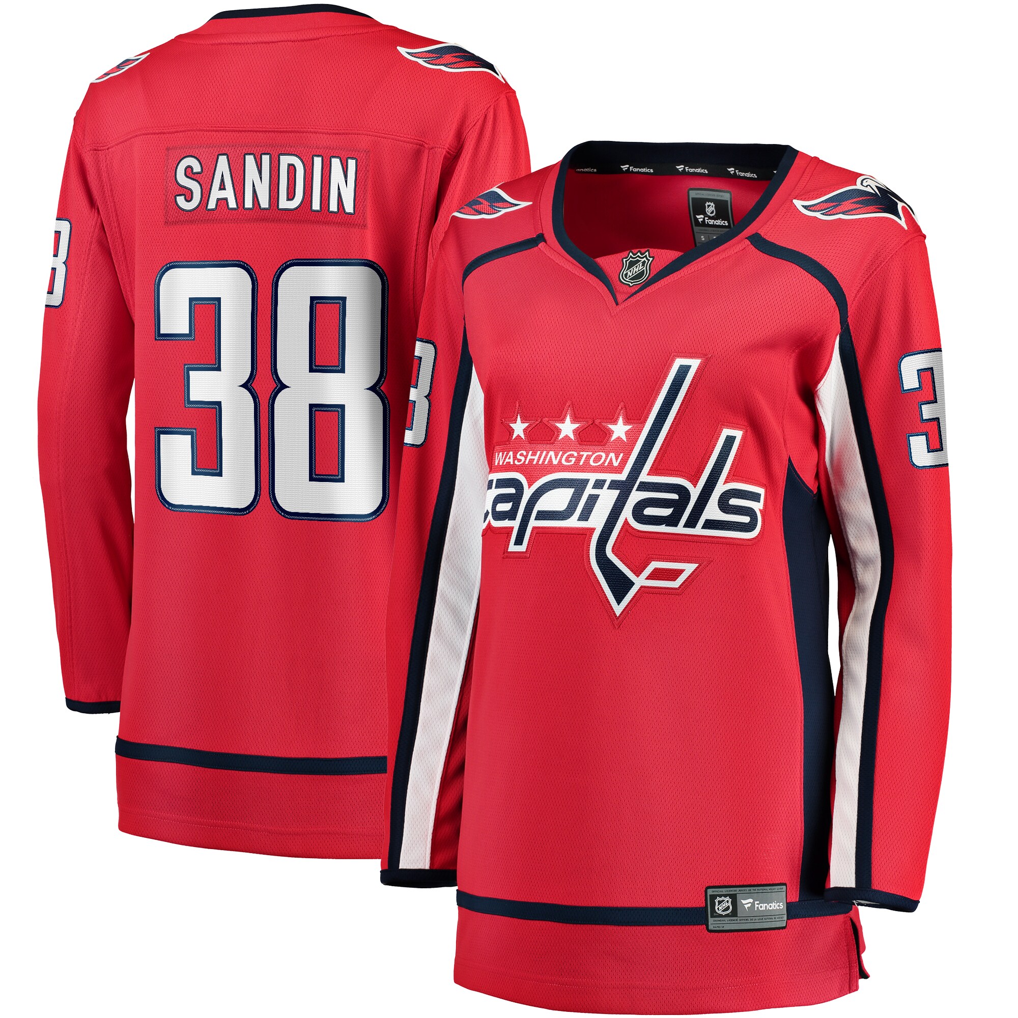 Rasmus Sandin Washington Capitals Women's Home Breakaway Jersey - Red
