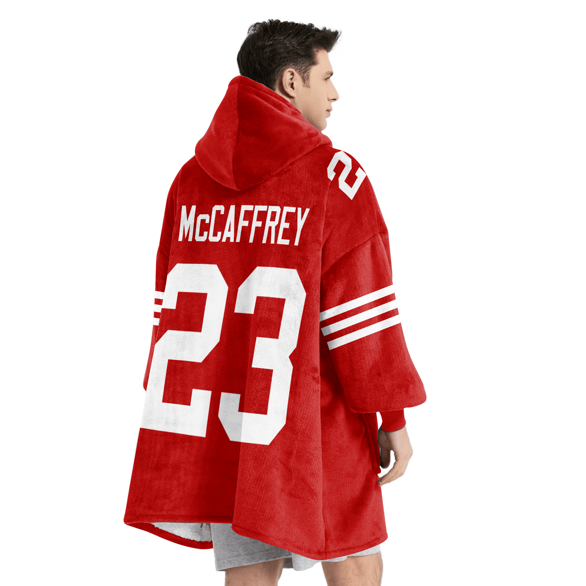 Adult C.M 23 Captain San Francisco 49ers Football Unisex Blanket Hoodie