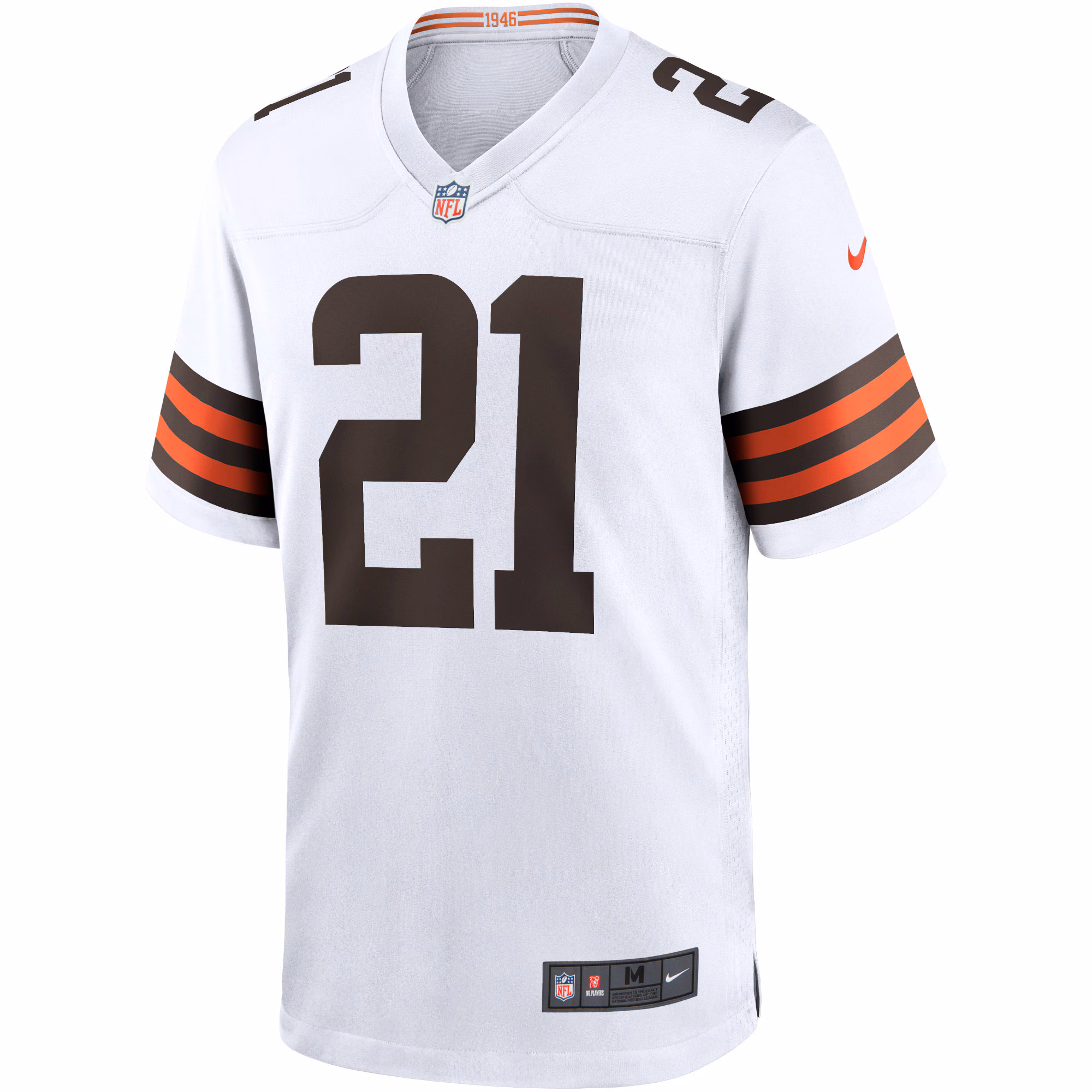 Denzel Ward Cleveland #21 Browns Game Jersey - White