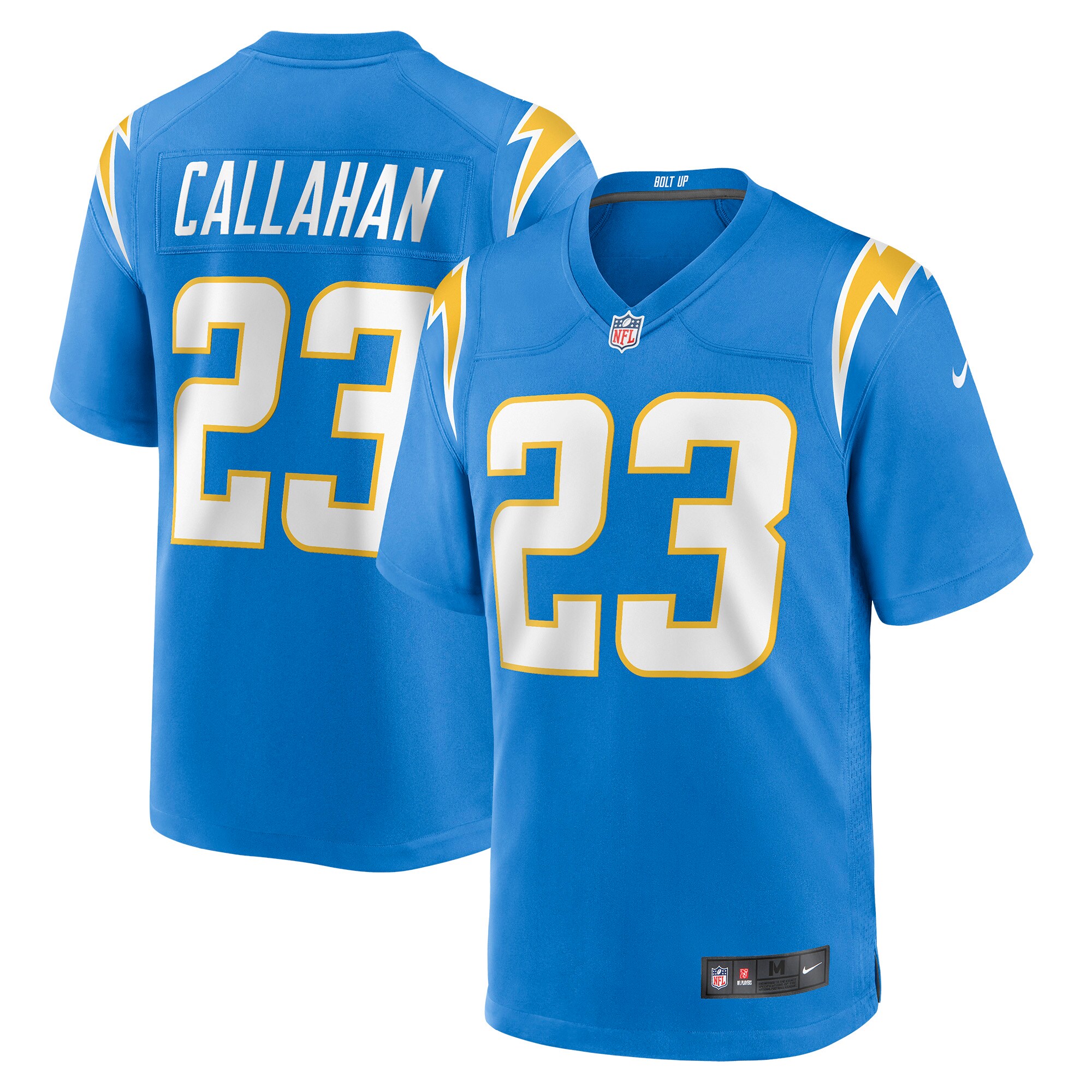 Bryce Callahan Los Angeles Chargers  Game Jersey - Powder Blue