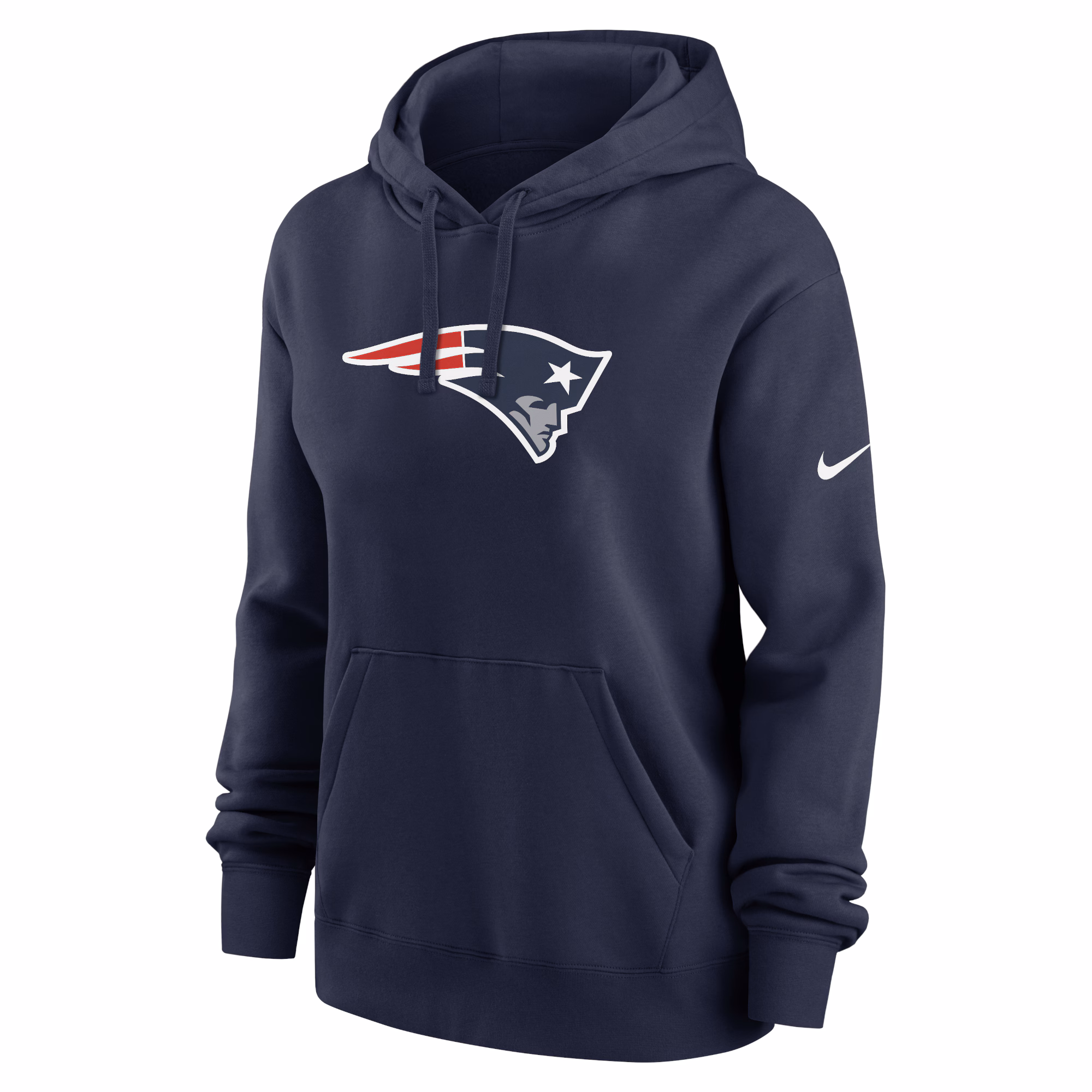 New England Patriots Women's Club Fleece Pullover Hoodie - Red