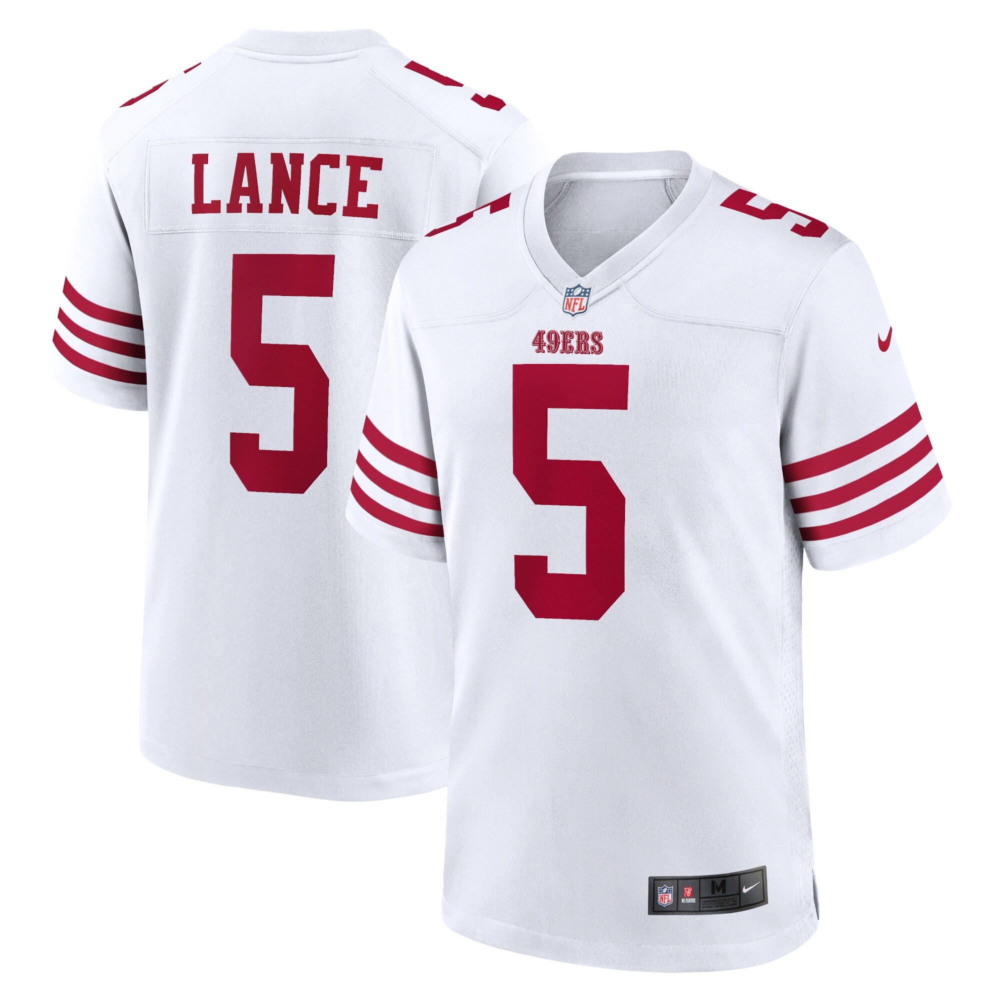 Trey Lance San Francisco 49ers  Player Game Jersey - White