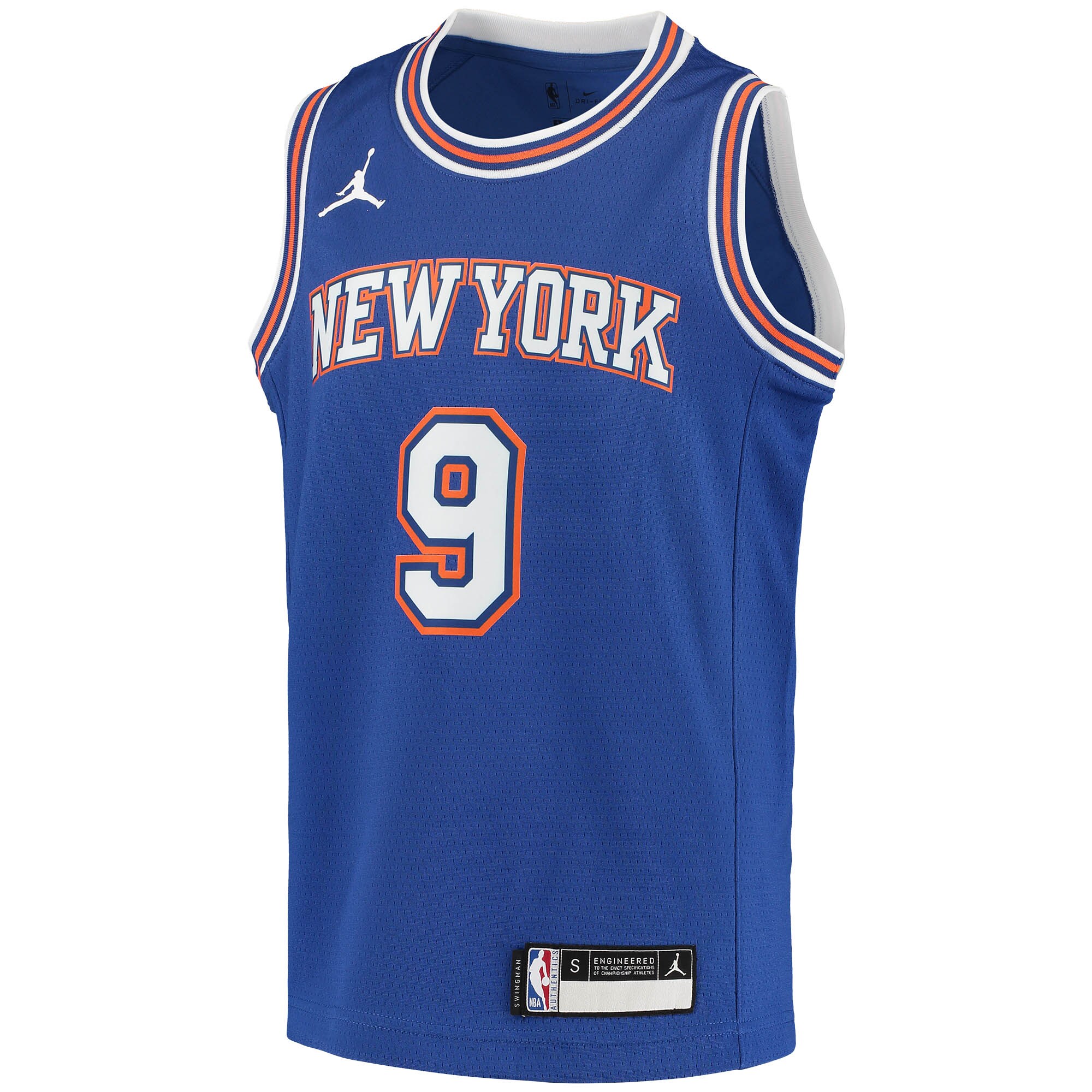 RJ Barrett New York Knicks  Youth 2020/21 Swingman Player Jersey - Statement Edition - Blue