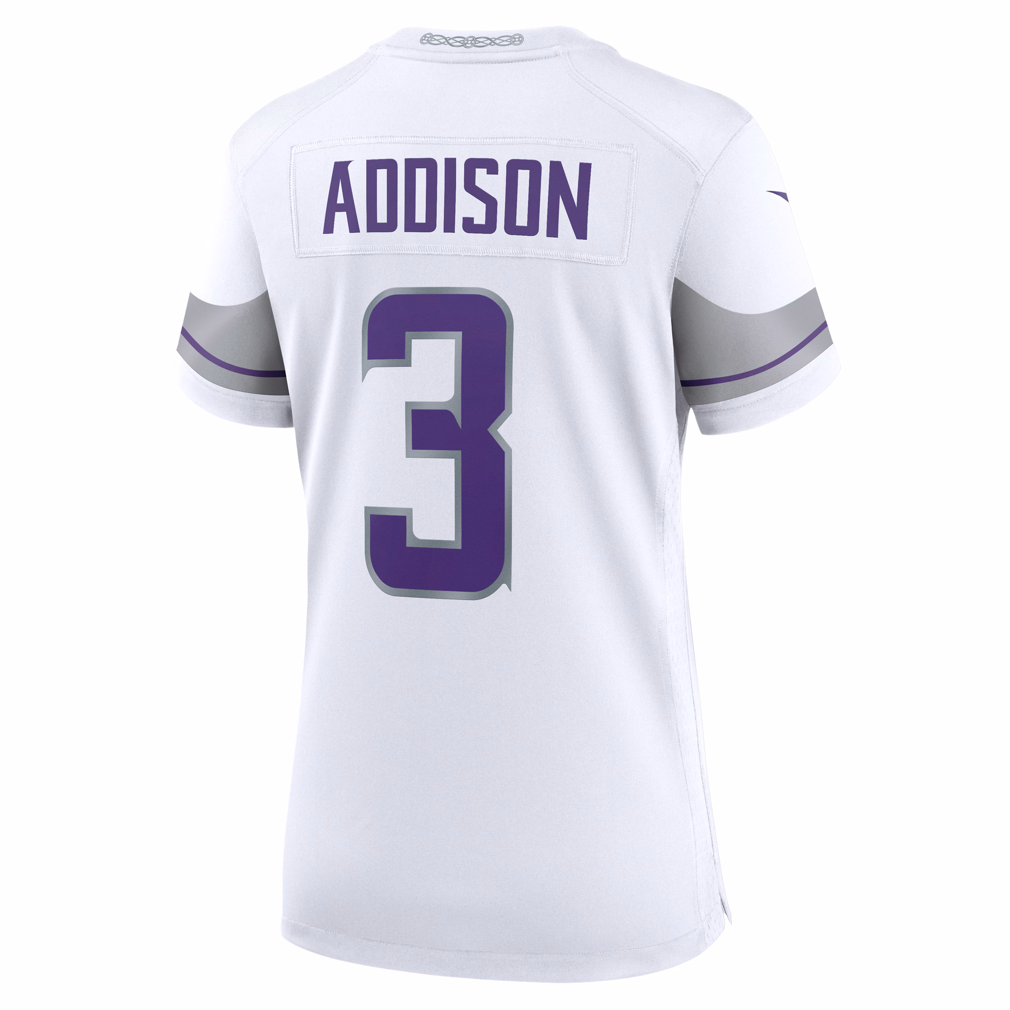 Addison Minnesota Vikings Women's Alternate Game Player Jersey - White