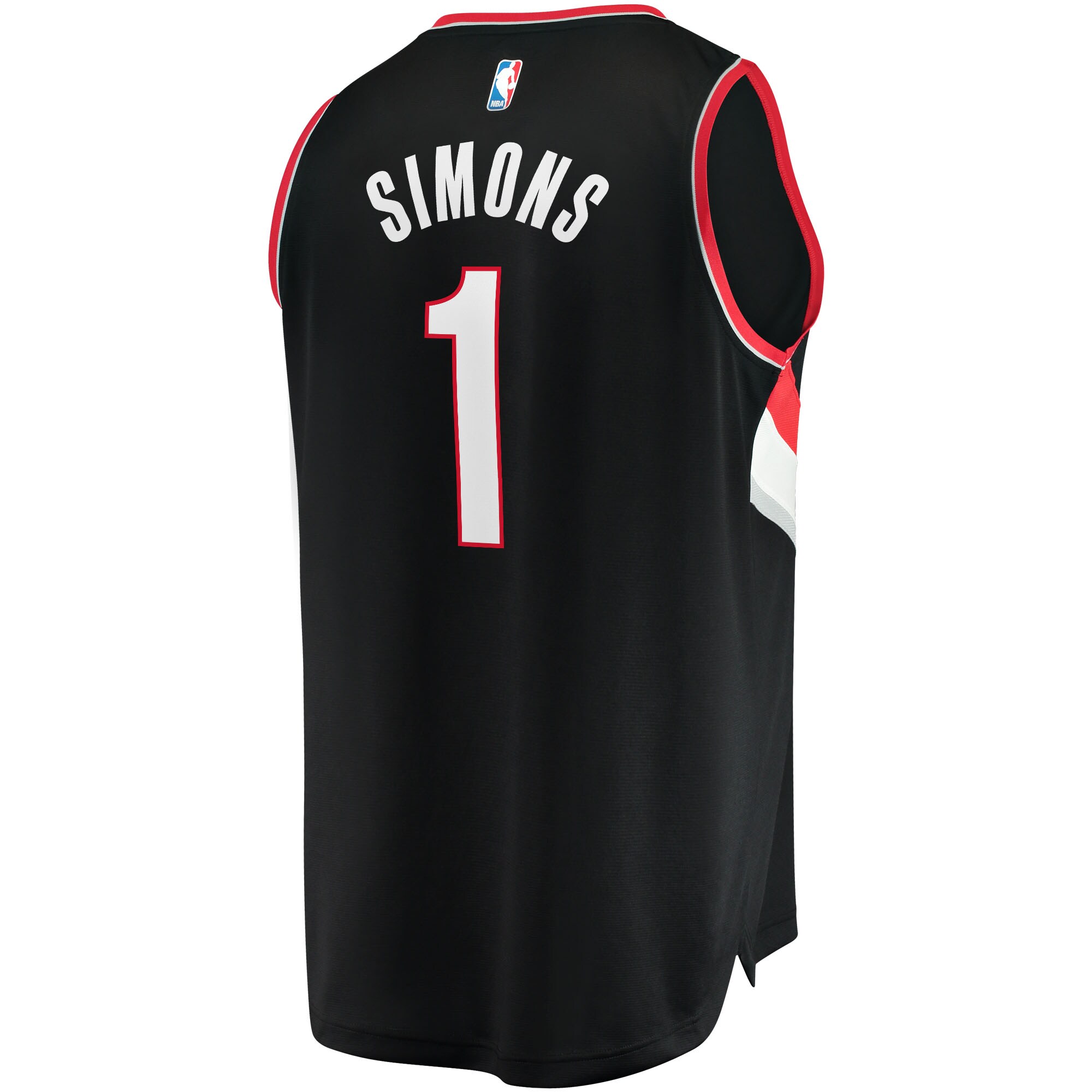 Anfernee Simons Portland Trail Blazers  2021/22 Fast Break Replica Jersey - Icon Edition - Black