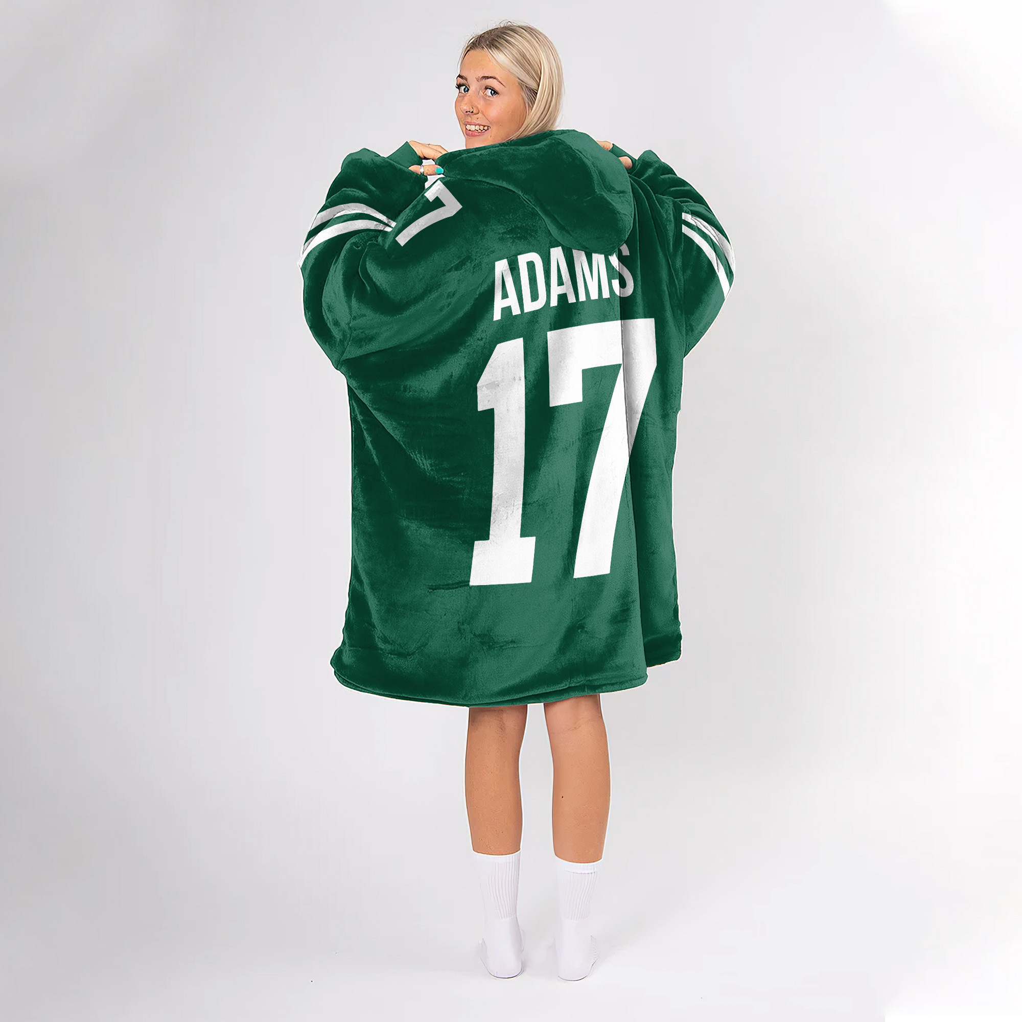 Adult DA 17 New York Football Unisex Blanket Hoodie
