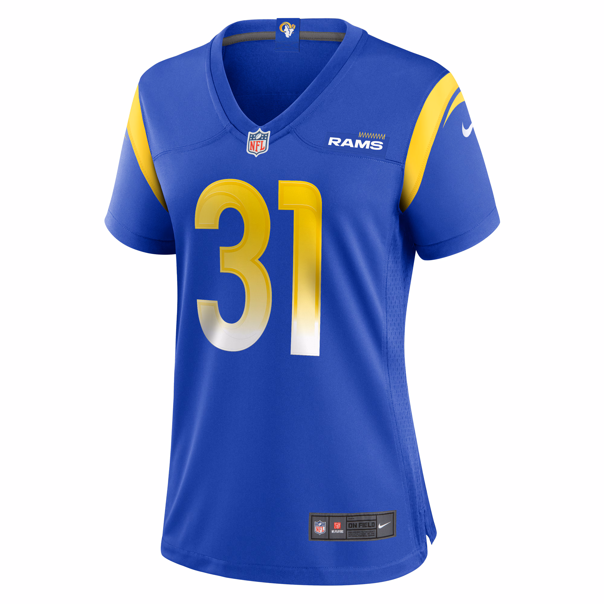 Nick Hampton Los Angeles Rams Women's Home Game Jersey - Royal