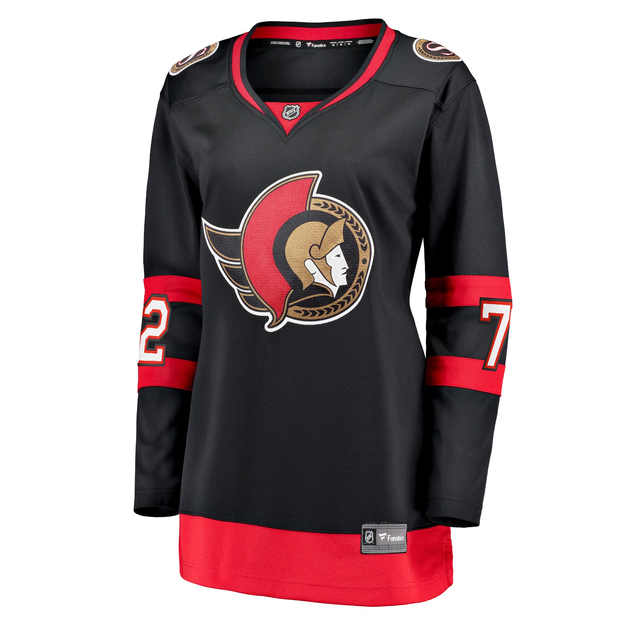Thomas Chabot Ottawa Senators Women's 2020/21 Home Premier Breakaway Player Jersey - Black