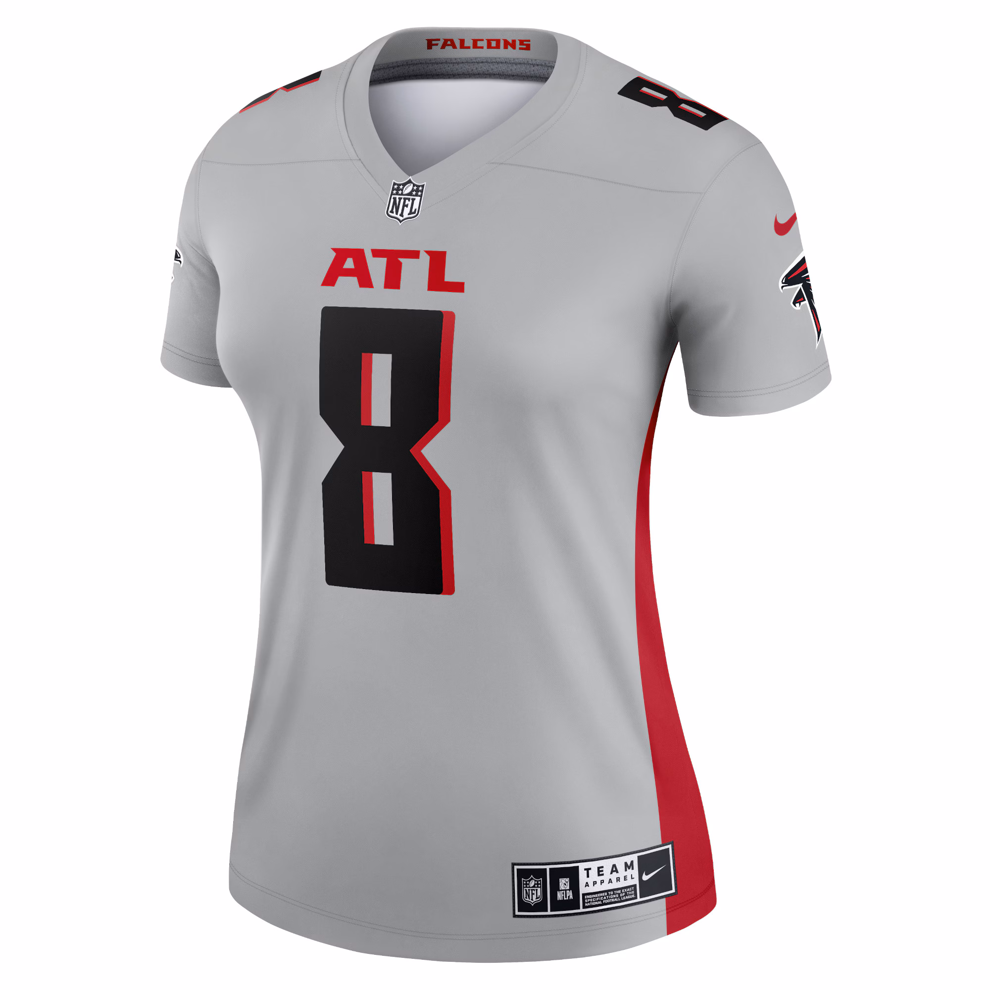 Kyle Pitts Atlanta Falcons Women's Inverted Legend Jersey - Gray