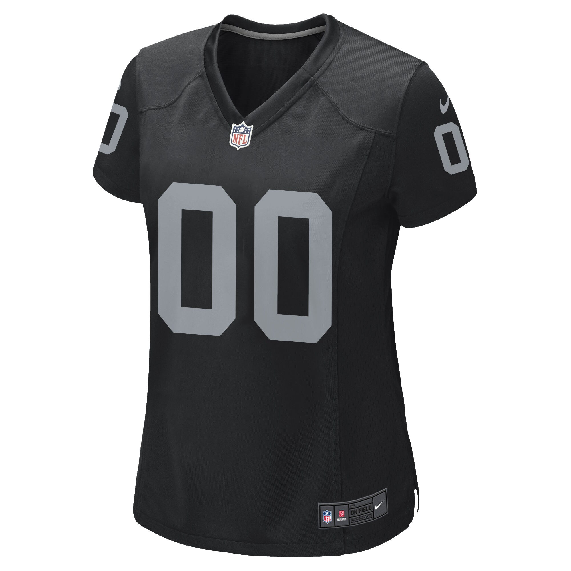 Las Vegas Raiders  Women's Custom Game Jersey - Black