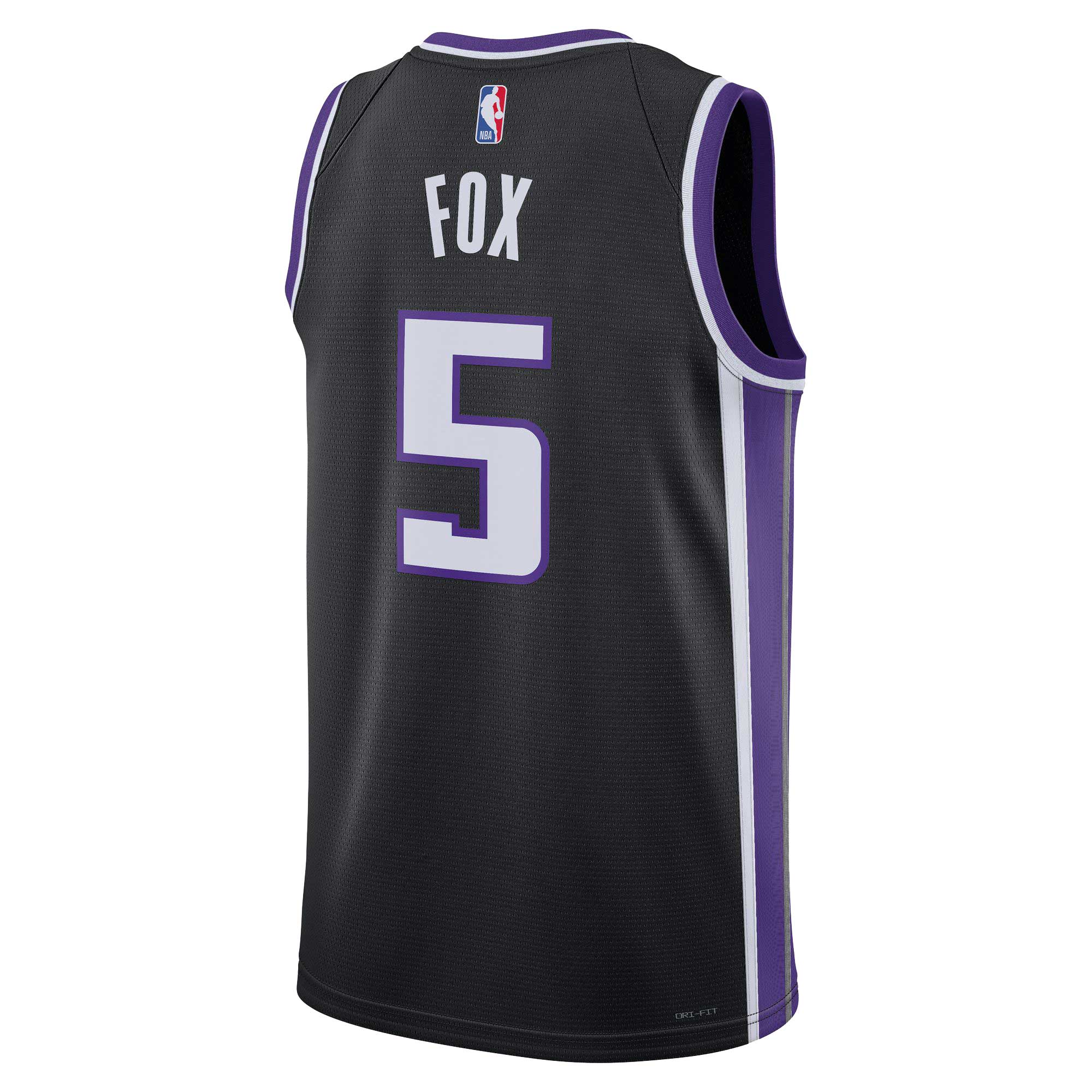 De'Aaron Fox Sacramento Kings Unisex Swingman Jersey - Icon Edition - Black