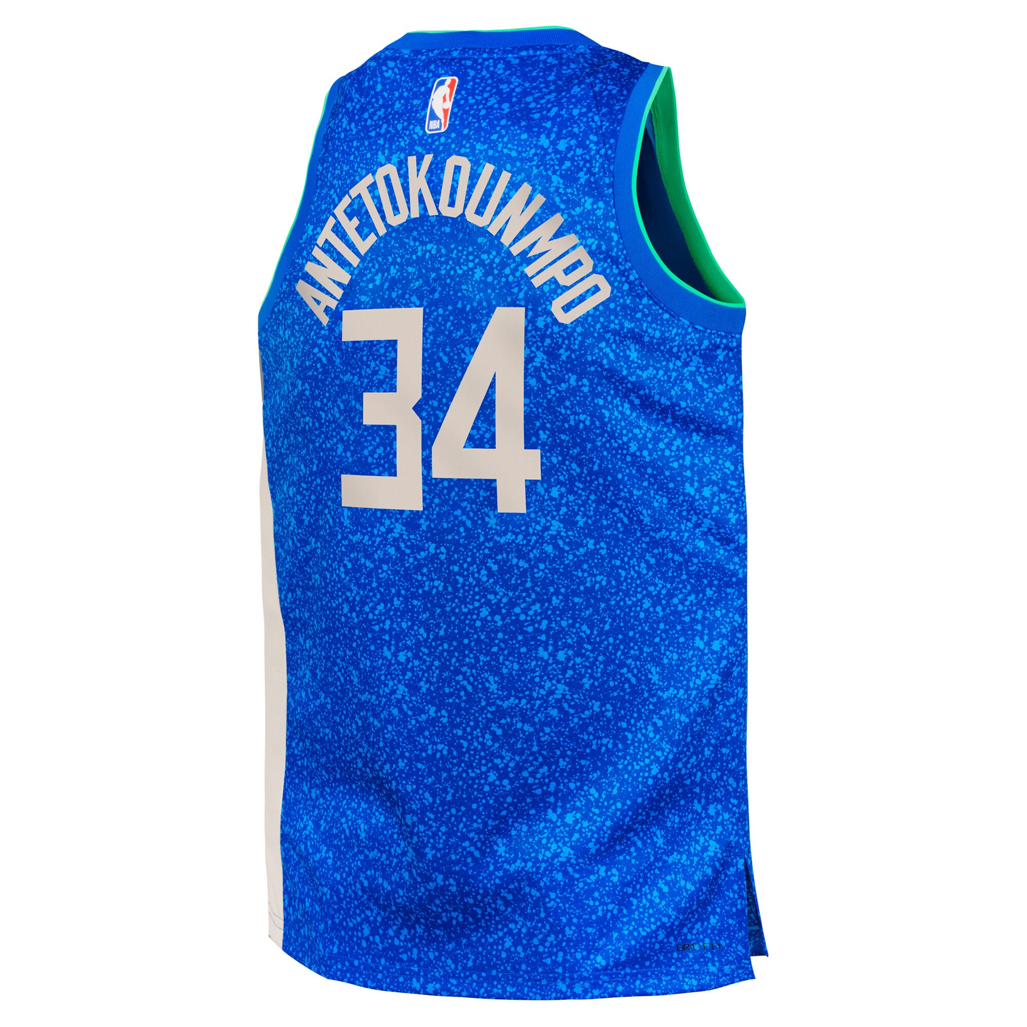Youth Milwaukee Bucks Giannis Antetokounmpo  Royal 2023/24 Swingman Replica Jersey - City Edition