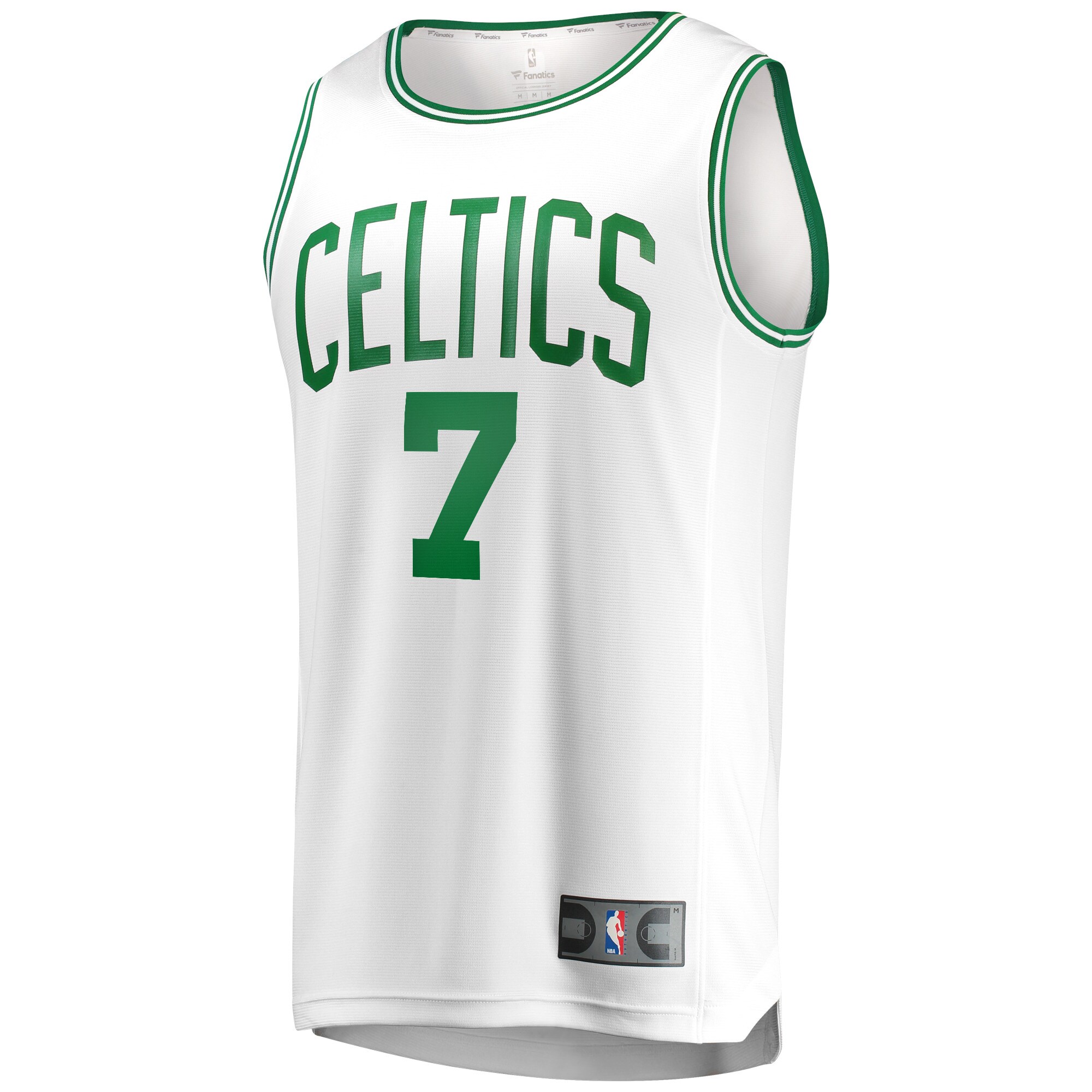 Jaylen Brown Boston Celtics  2020/21 Fast Break Replica Jersey - Association Edition - White