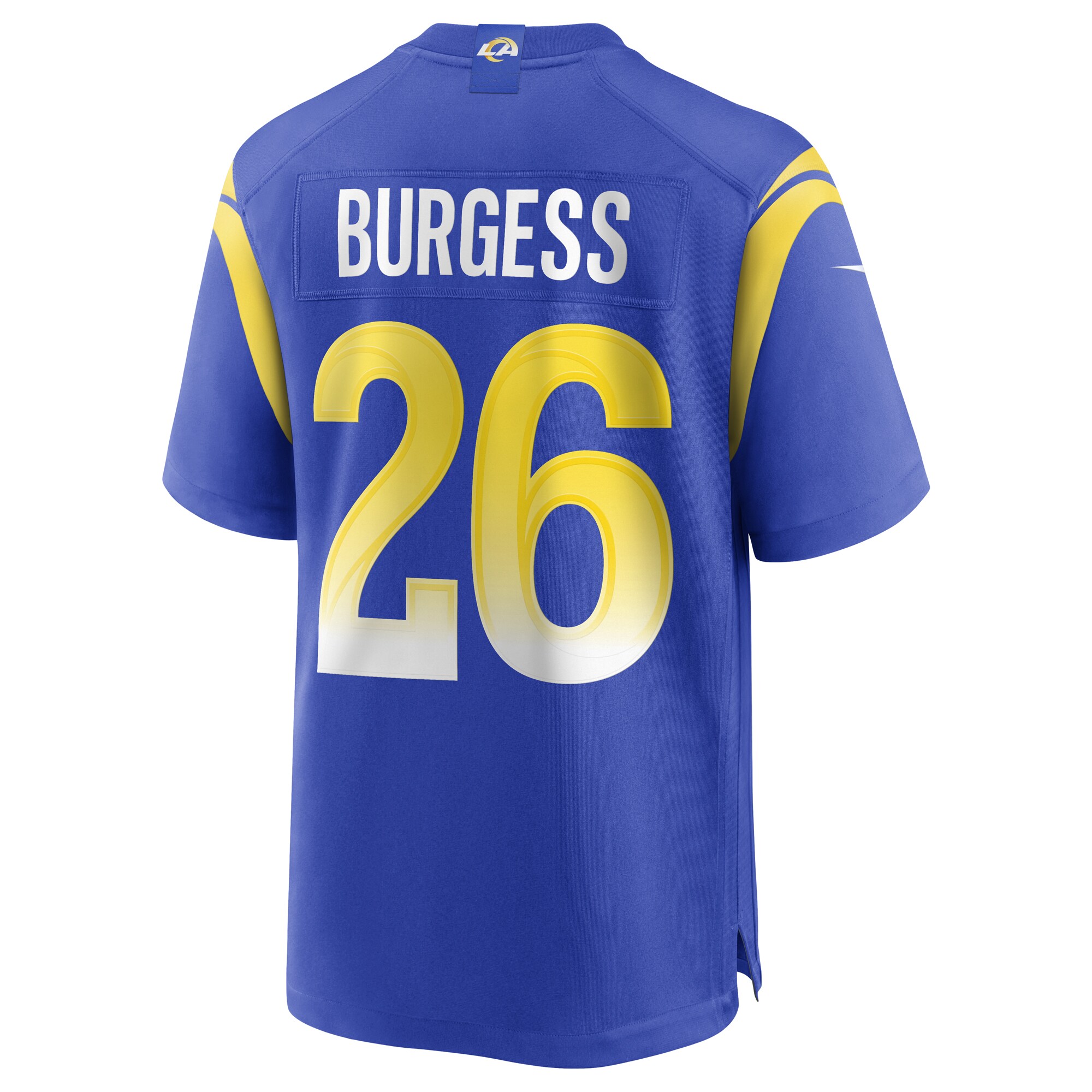 Terrell Burgess Los Angeles Rams  Game Jersey - Royal