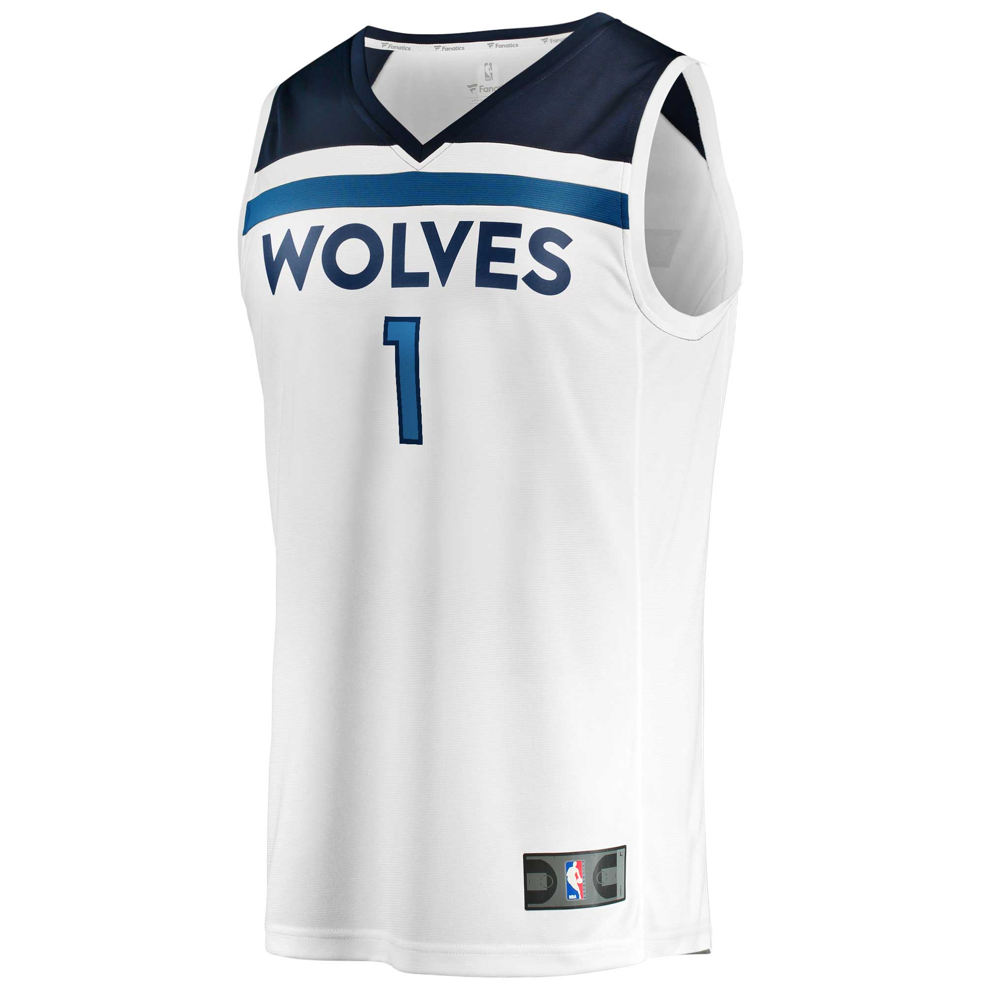Anthony Edwards Minnesota Timberwolves  Fast Break Replica Jersey - Association Edition - White