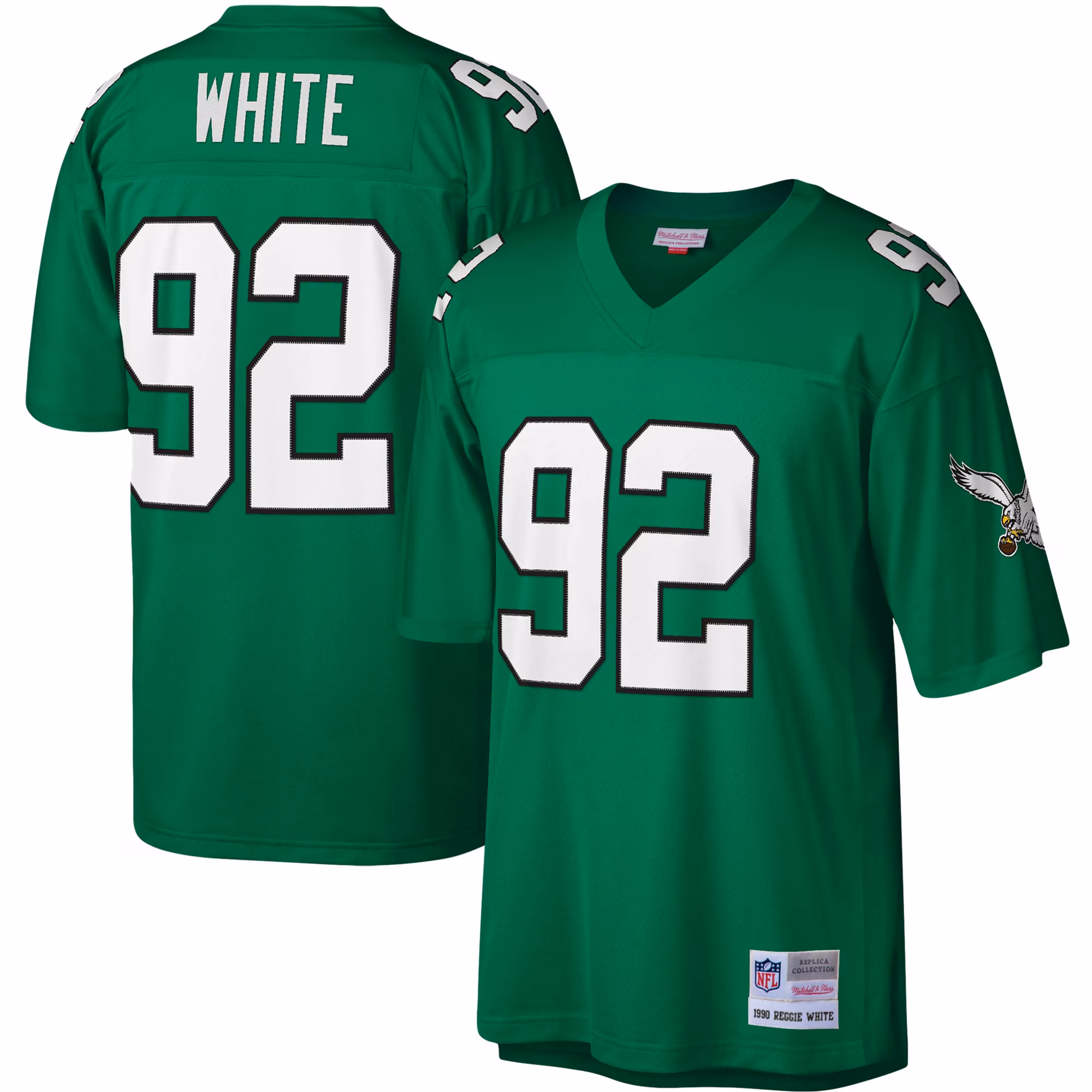 Reggie White Philadelphia Eagles #52 Legacy Replica Jersey - White