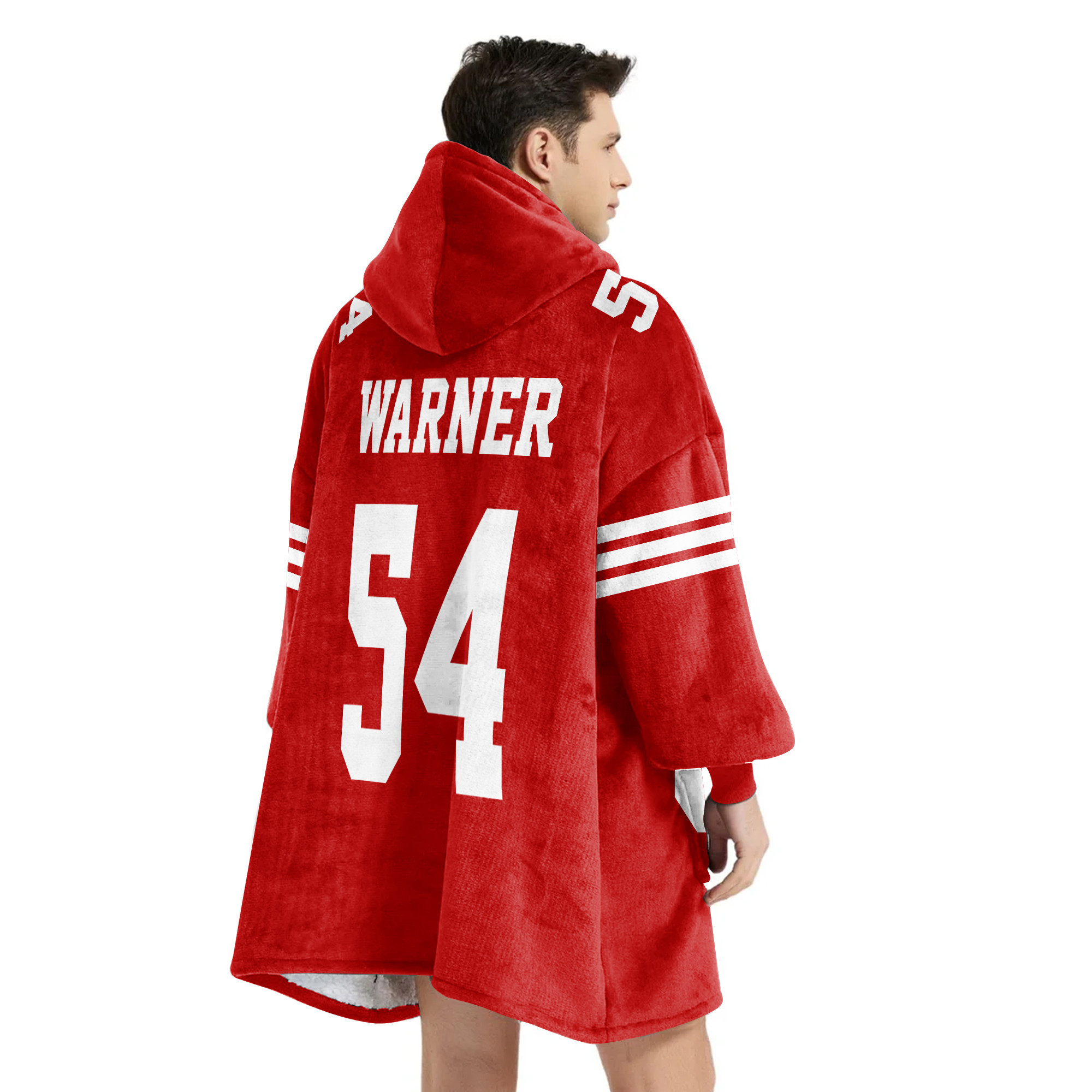 Adult Captain 54 San Francisco 49ers Football Unisex Blanket Hoodie