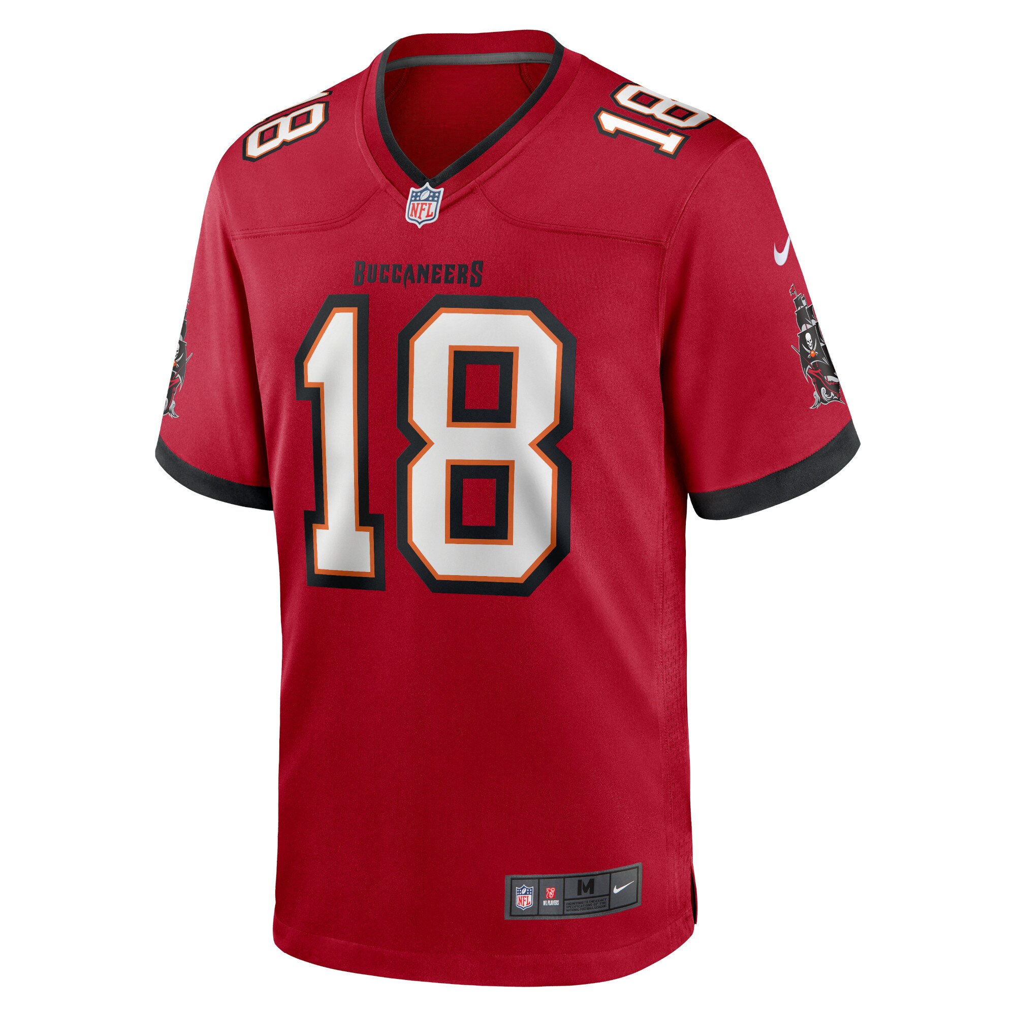 Tyler Johnson Tampa Bay Buccaneers  Home Game Player Jersey - Red