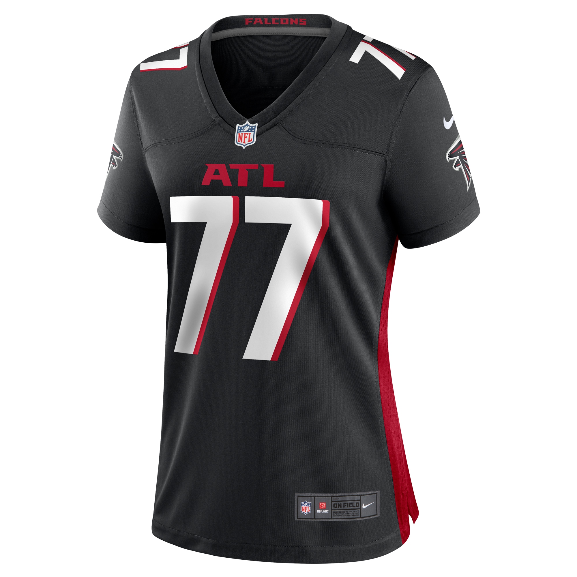 Storm Norton Atlanta Falcons Women's  Game Jersey -  Black